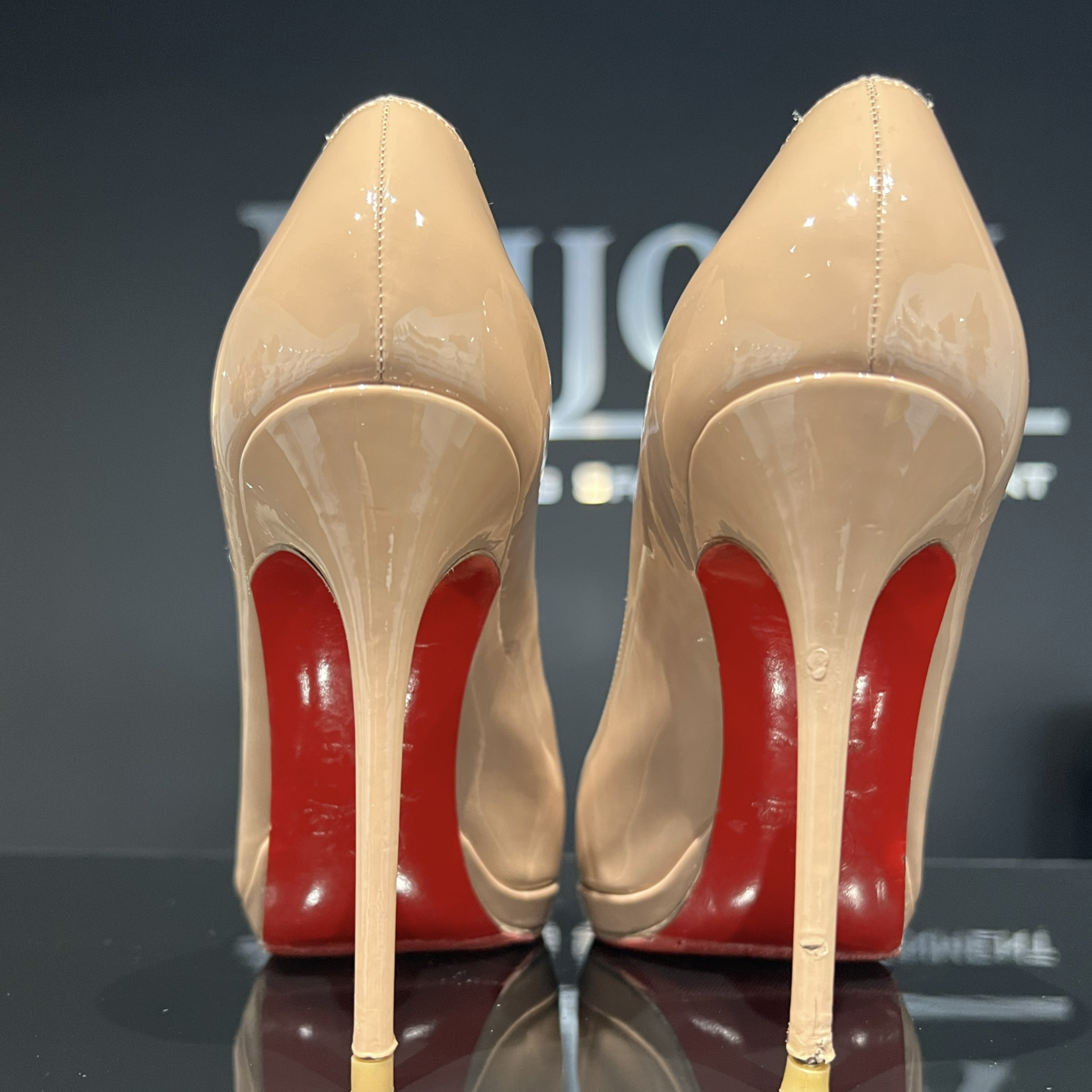 Christian Louboutin SOLD - Christian Louboutin 120 Patent Filo 37.5