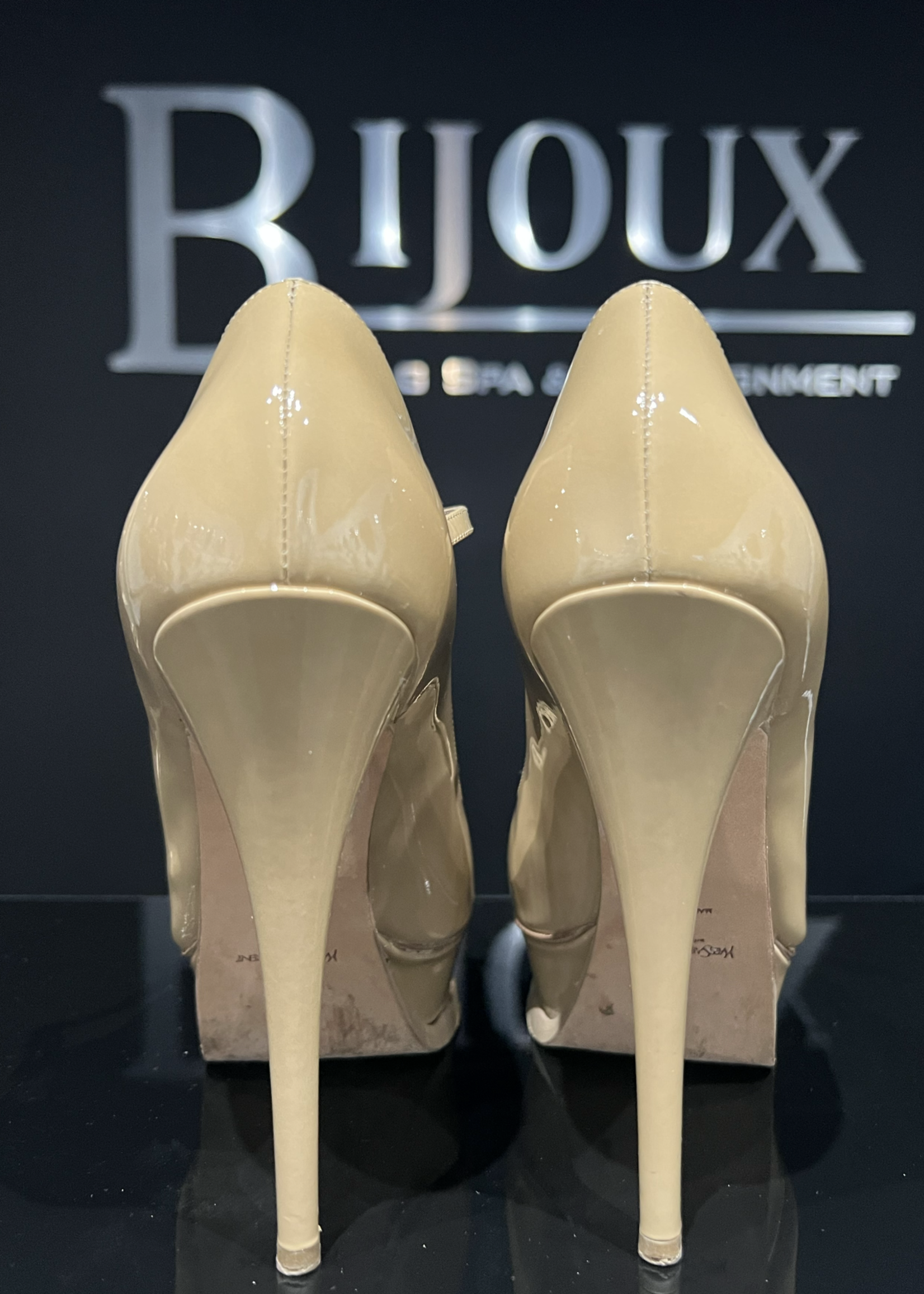 Saint Laurent SOLD - Saint Laurent Mary Jane Platform Heels- 37