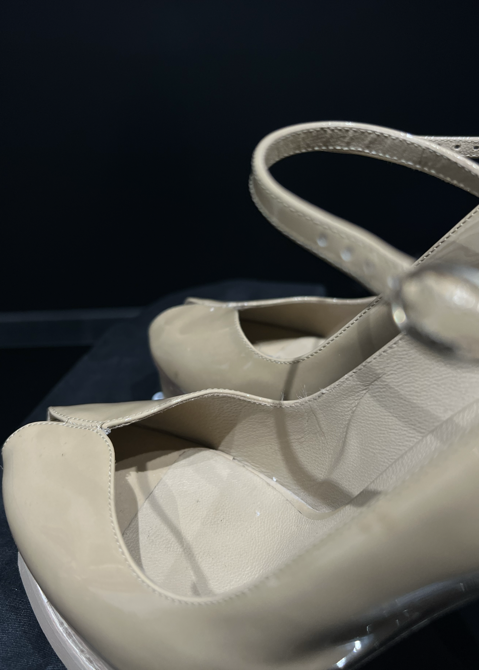 Saint Laurent SOLD - Saint Laurent Mary Jane Platform Heels- 37