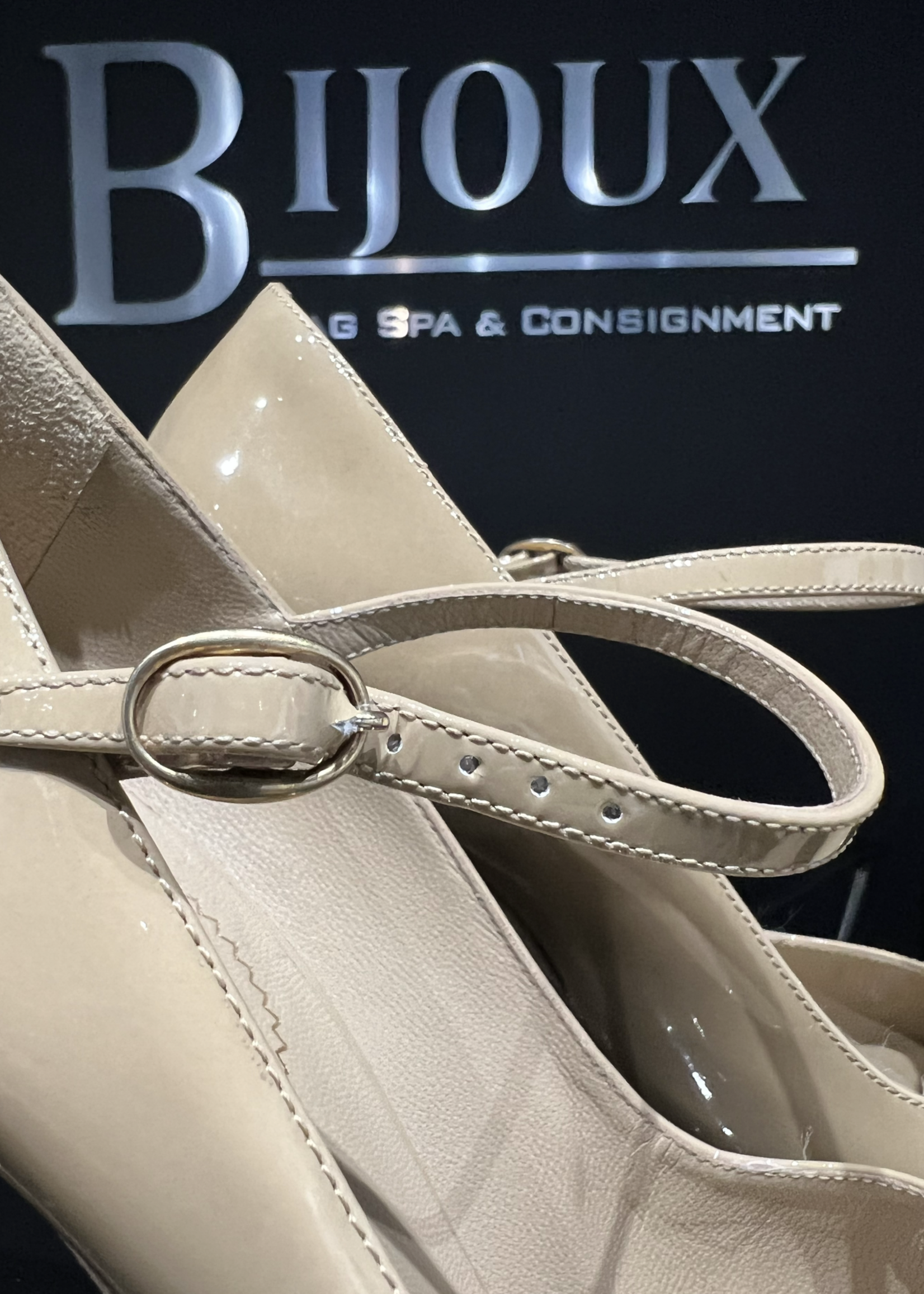 Saint Laurent SOLD - Saint Laurent Mary Jane Platform Heels- 37