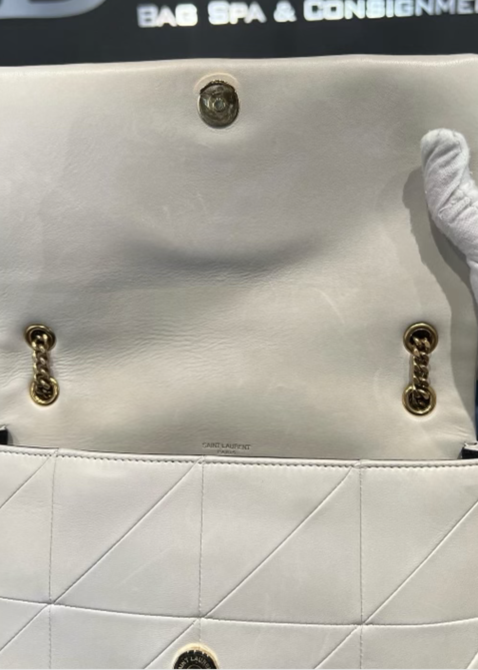 Saint Laurent SOLD - Saint Laurent White Jamie Medium