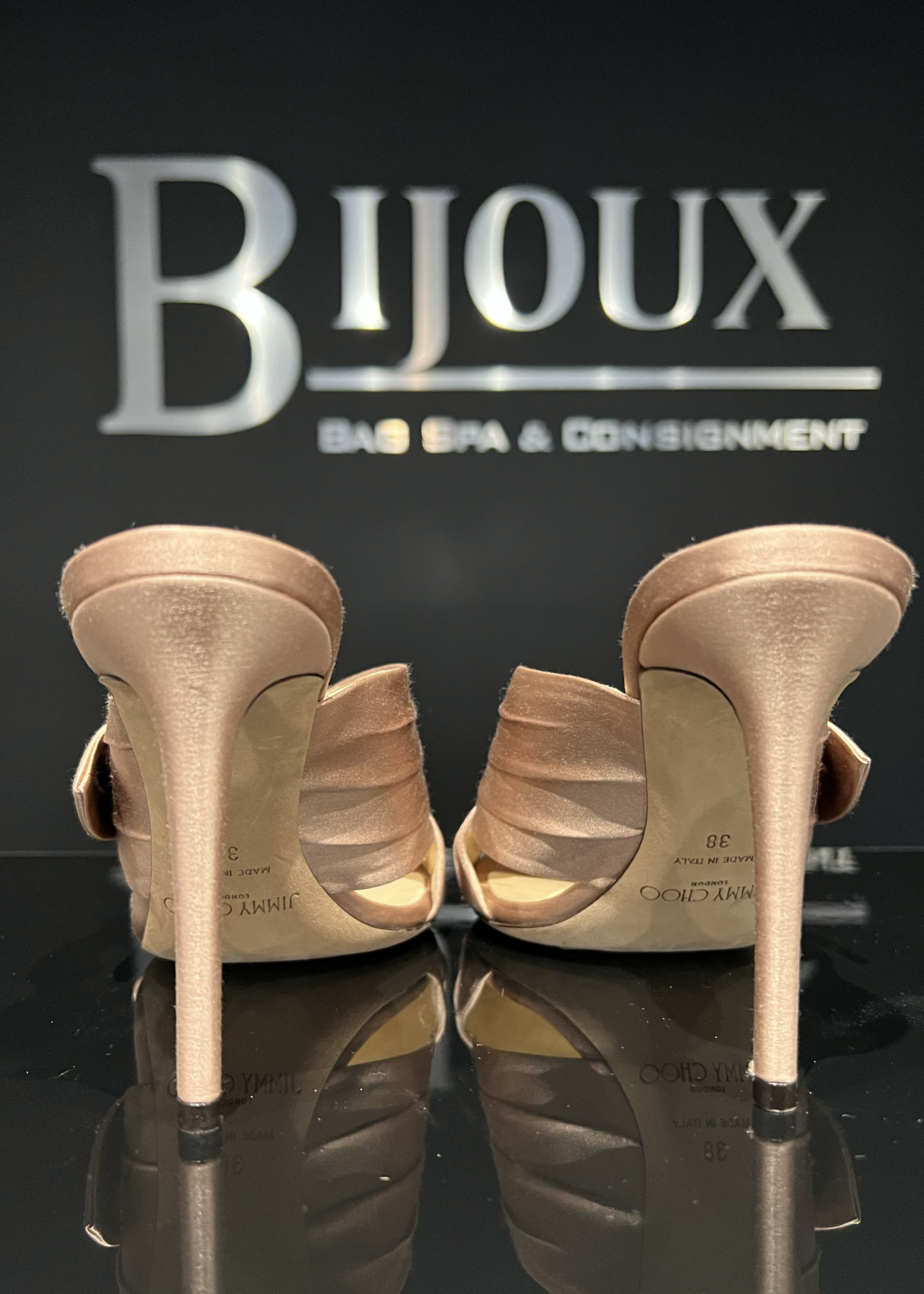 Jimmy Choo Jimmy Choo Keely Antique Rose 100mm- 38