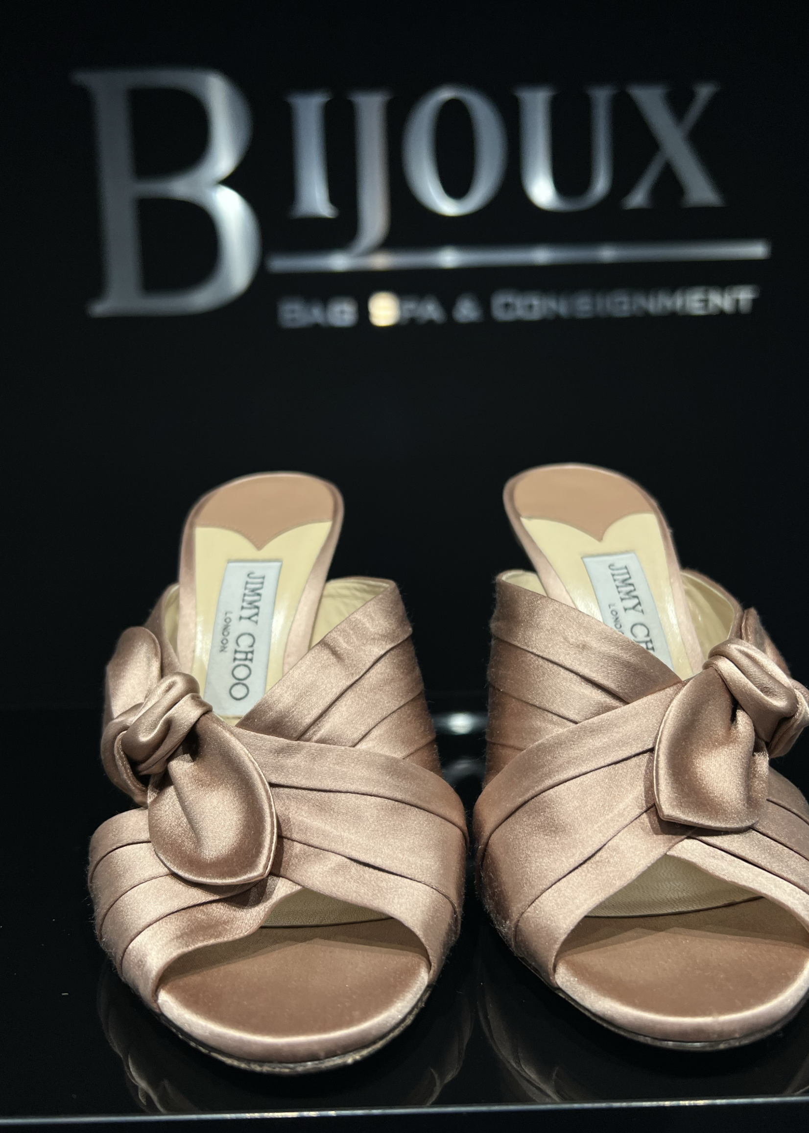 Jimmy Choo Jimmy Choo Keely Antique Rose 100mm- 38