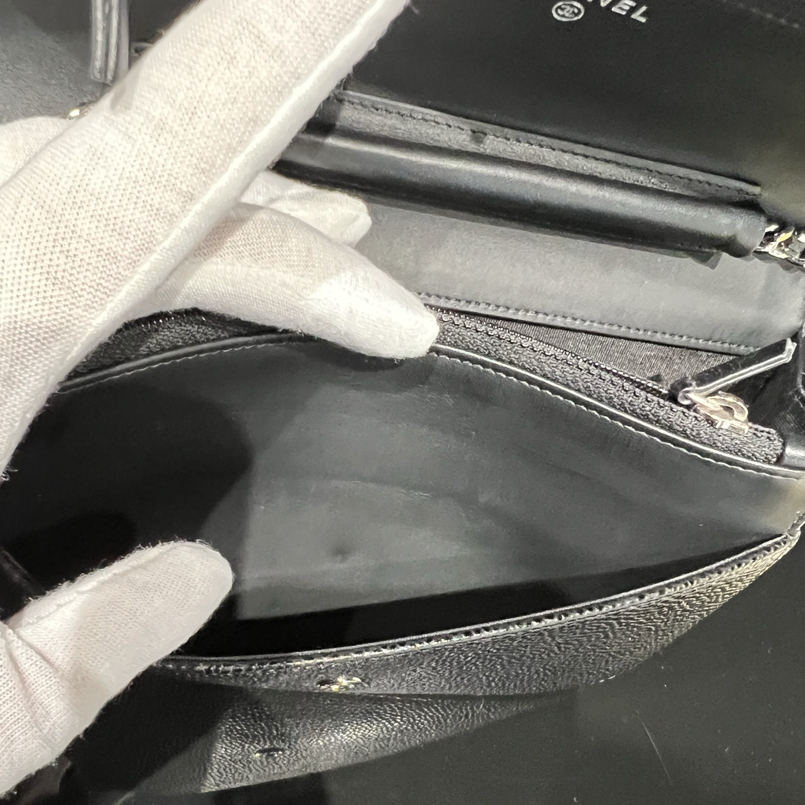Chanel SOLD - Chanel WOC Caviar Black SHW