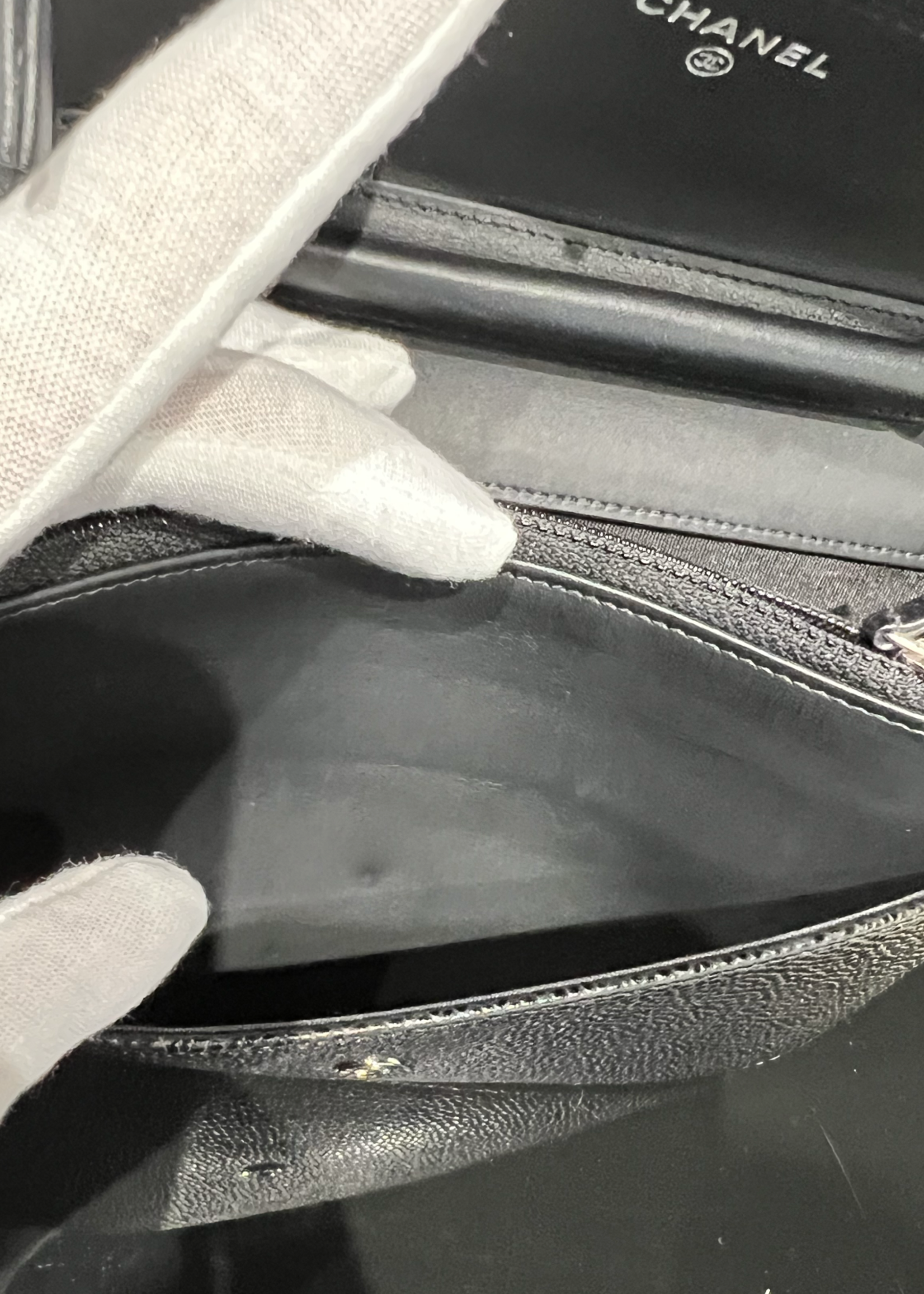 Chanel SOLD - Chanel WOC Caviar Black SHW