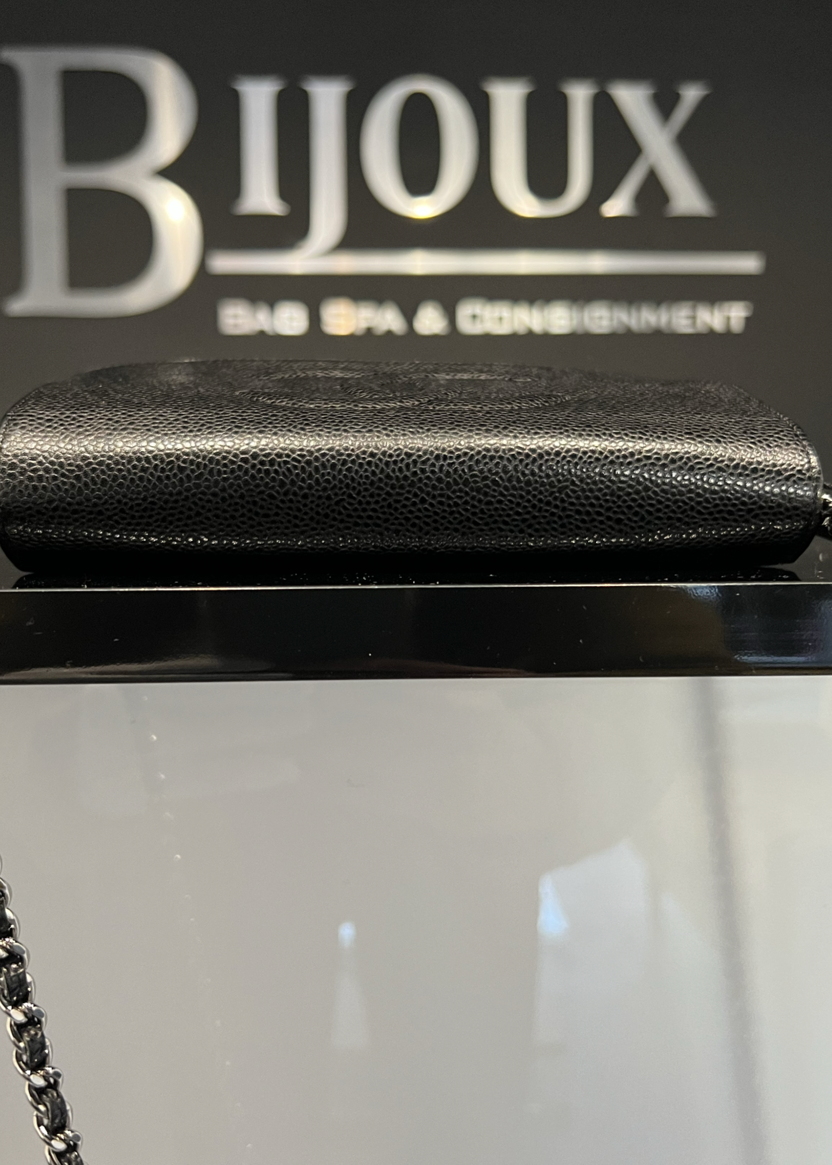 Chanel SOLD - Chanel WOC Caviar Black SHW