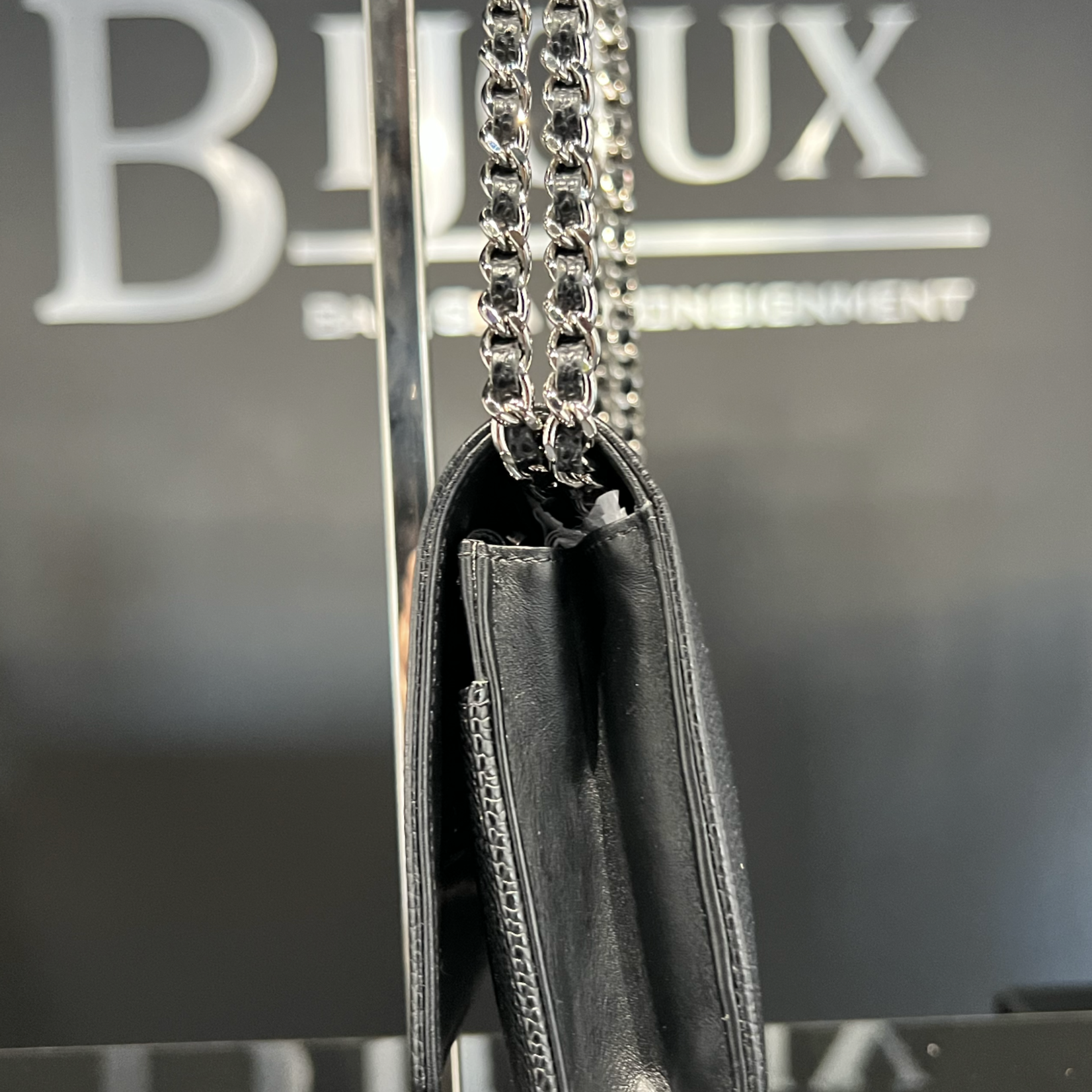 Chanel SOLD - Chanel WOC Caviar Black SHW