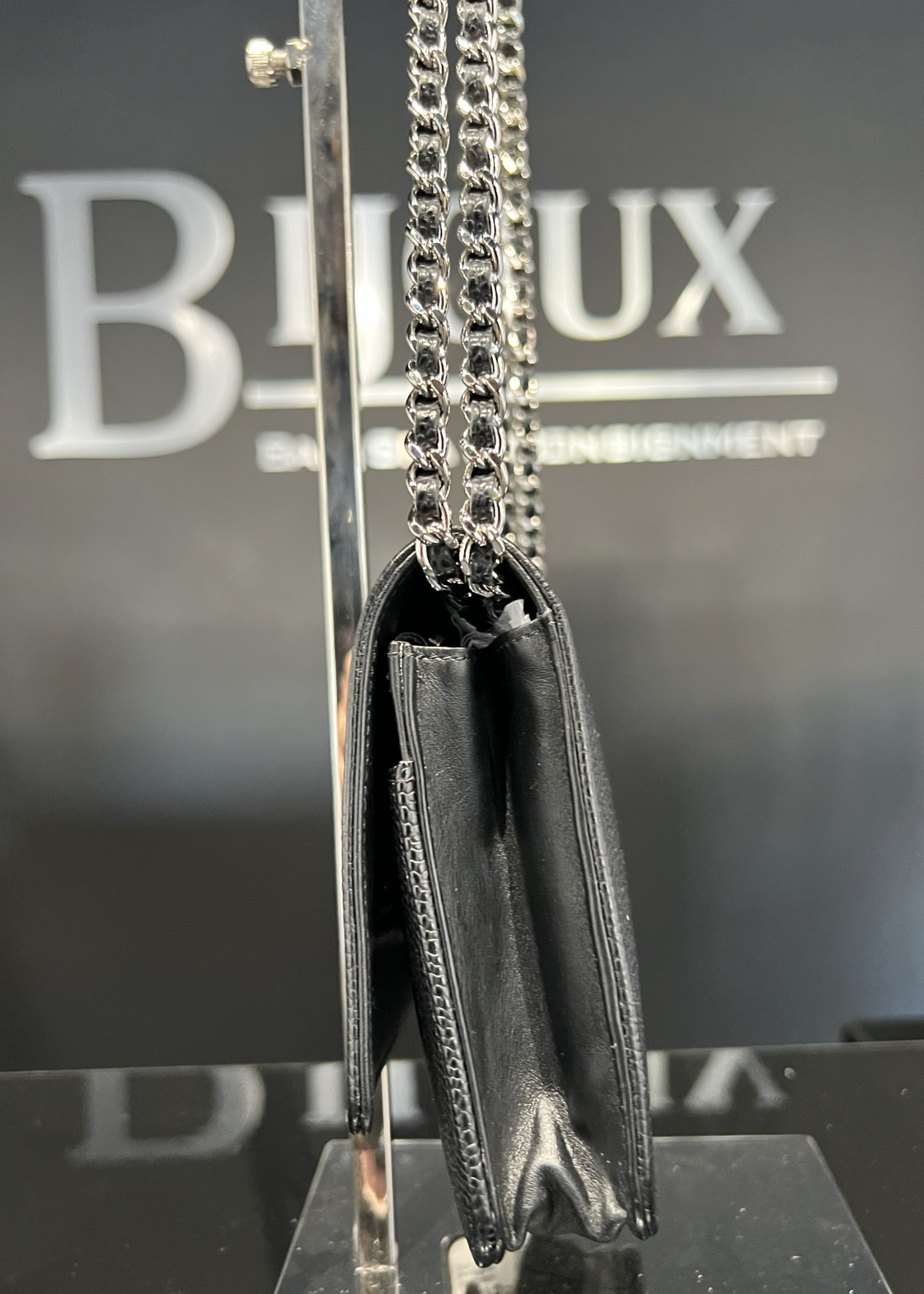 Chanel SOLD - Chanel WOC Caviar Black SHW