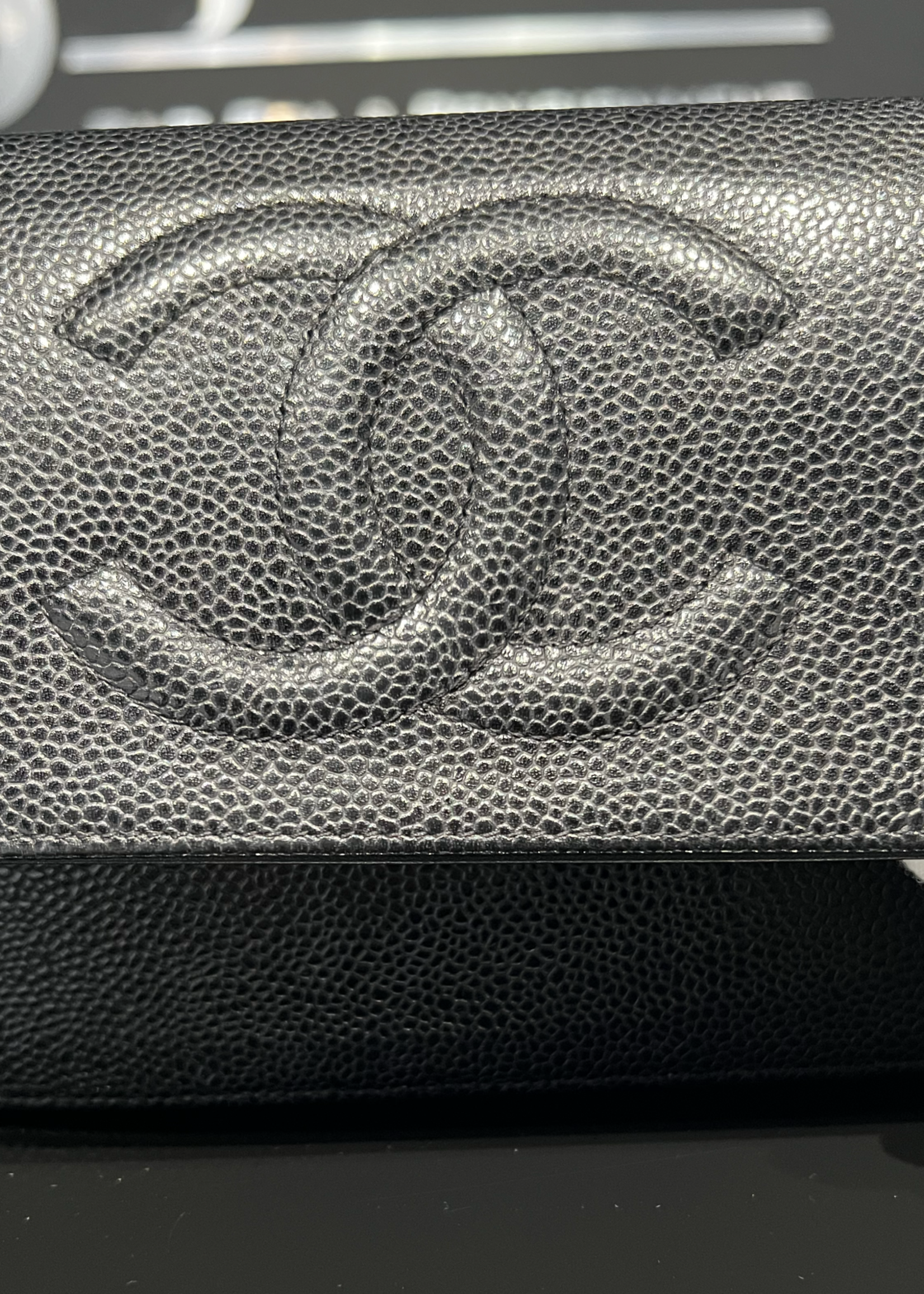 Chanel SOLD - Chanel WOC Caviar Black SHW