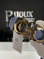 Salvatore Ferragamo SOLD - Salvatore Ferragamo Reversible Blue/Black 100 Belt