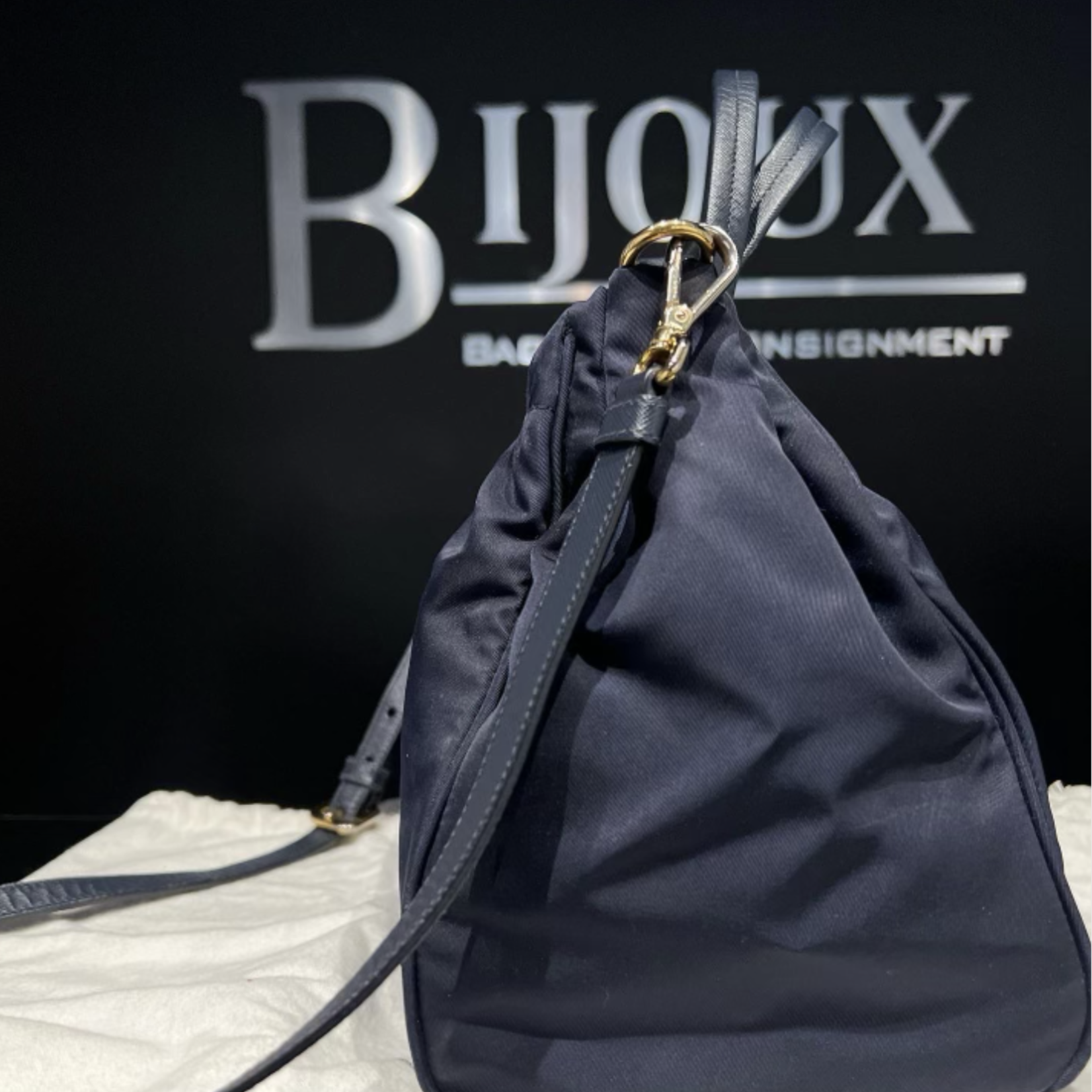 Prada SOLD - Prada Nylon Tessuto Saffiano Nylon Tote