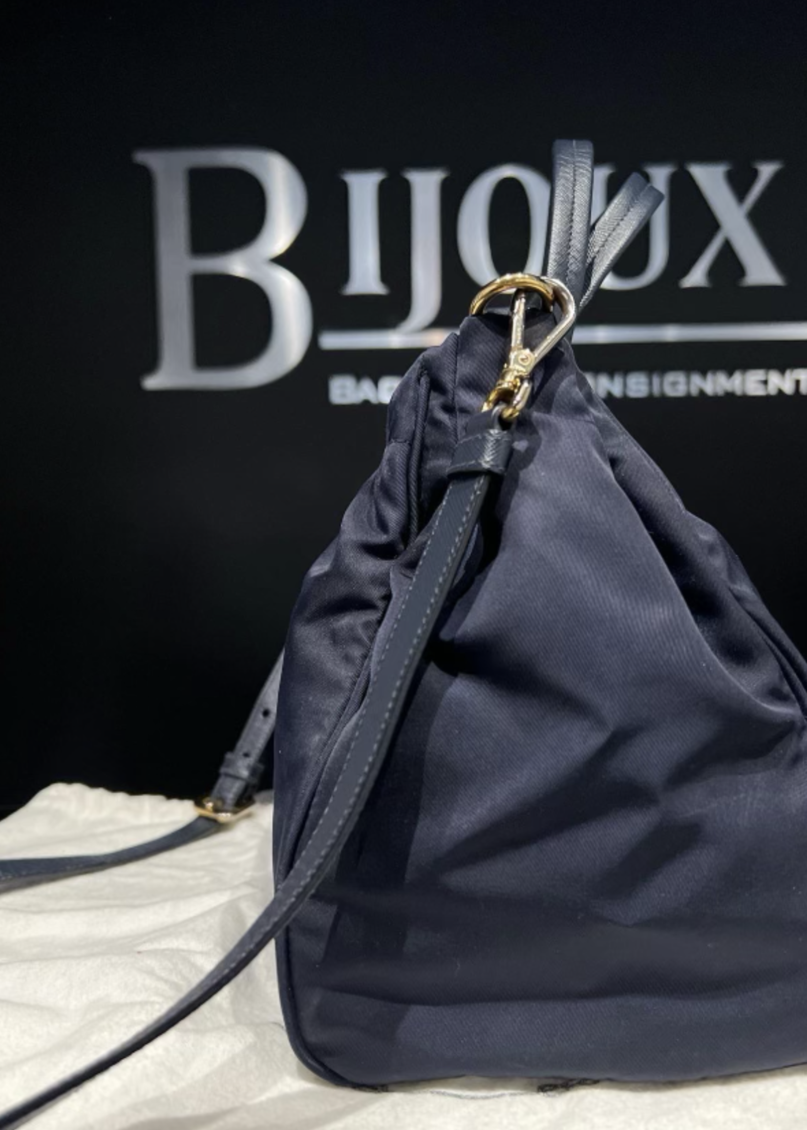 Prada SOLD - Prada Nylon Tessuto Saffiano Nylon Tote