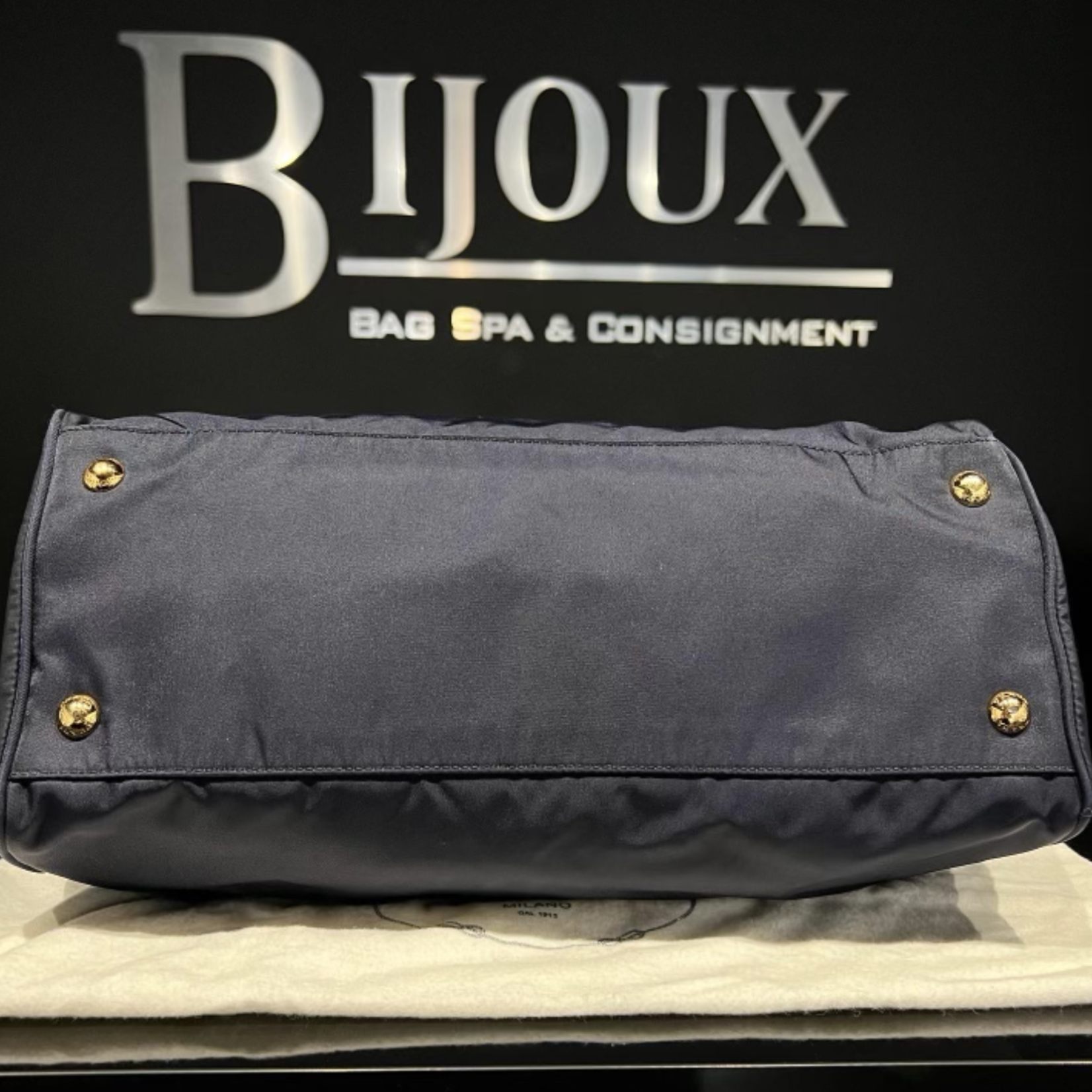 Prada SOLD - Prada Nylon Tessuto Saffiano Nylon Tote