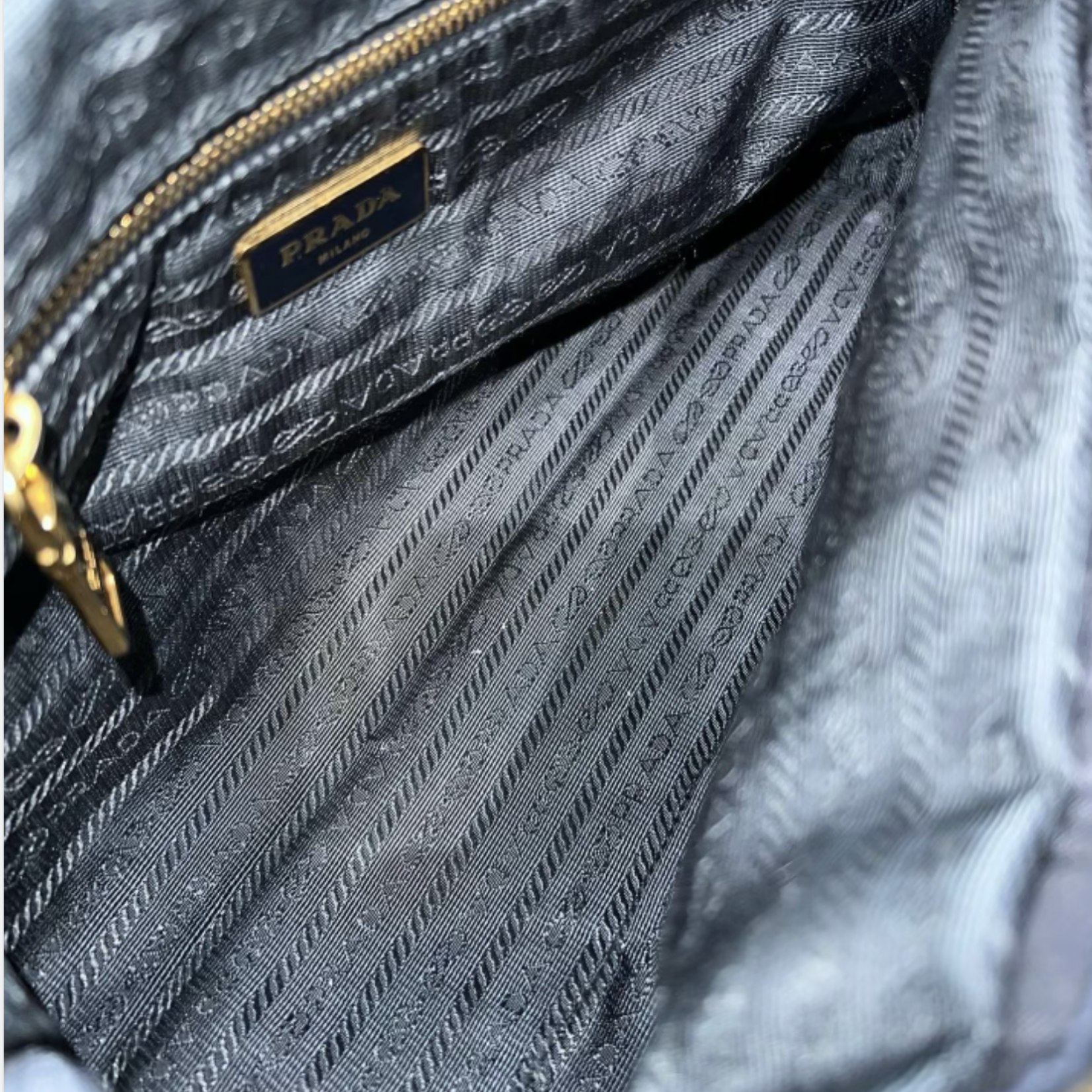 Prada SOLD - Prada Nylon Tessuto Saffiano Nylon Tote