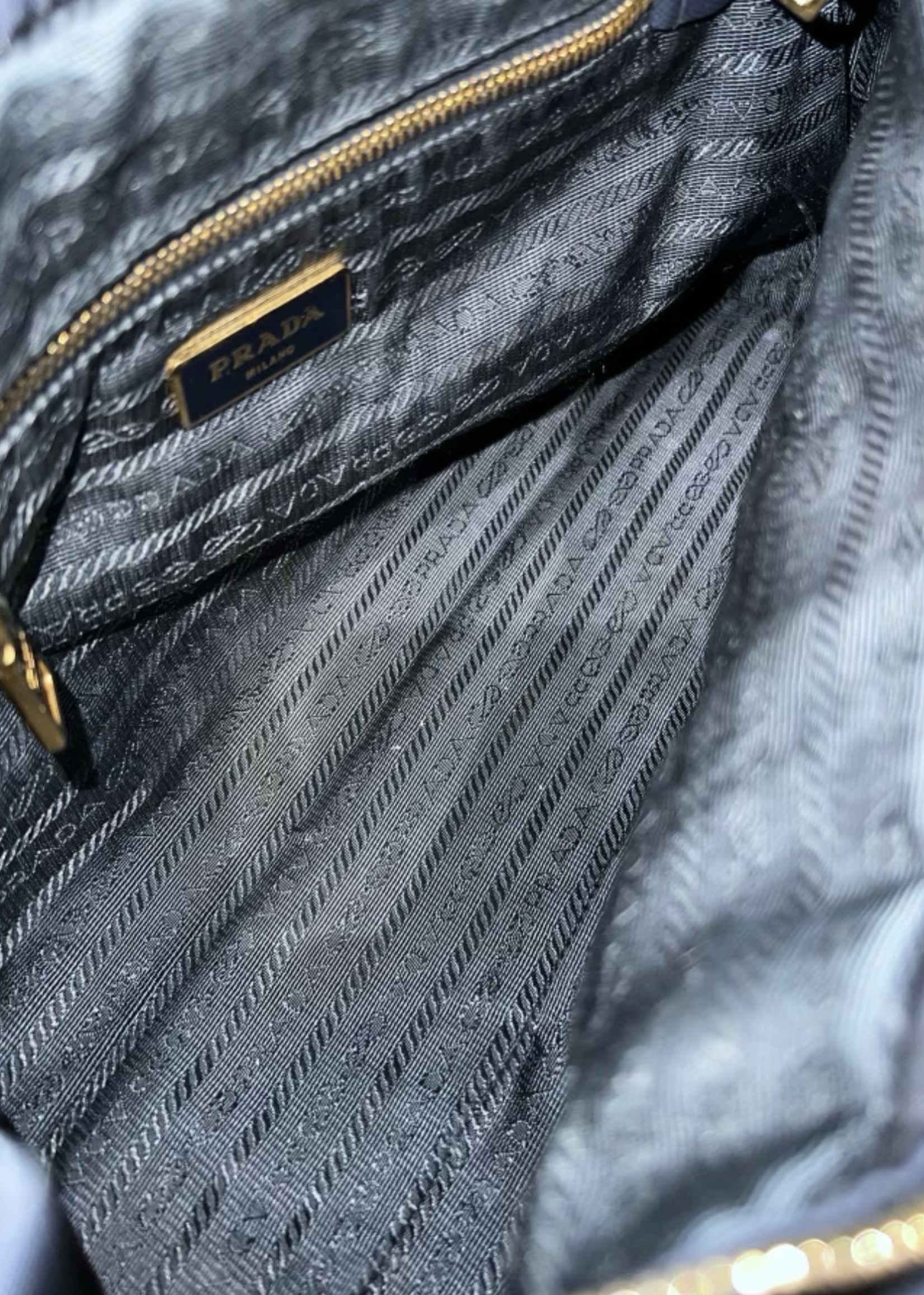 Prada SOLD - Prada Nylon Tessuto Saffiano Nylon Tote