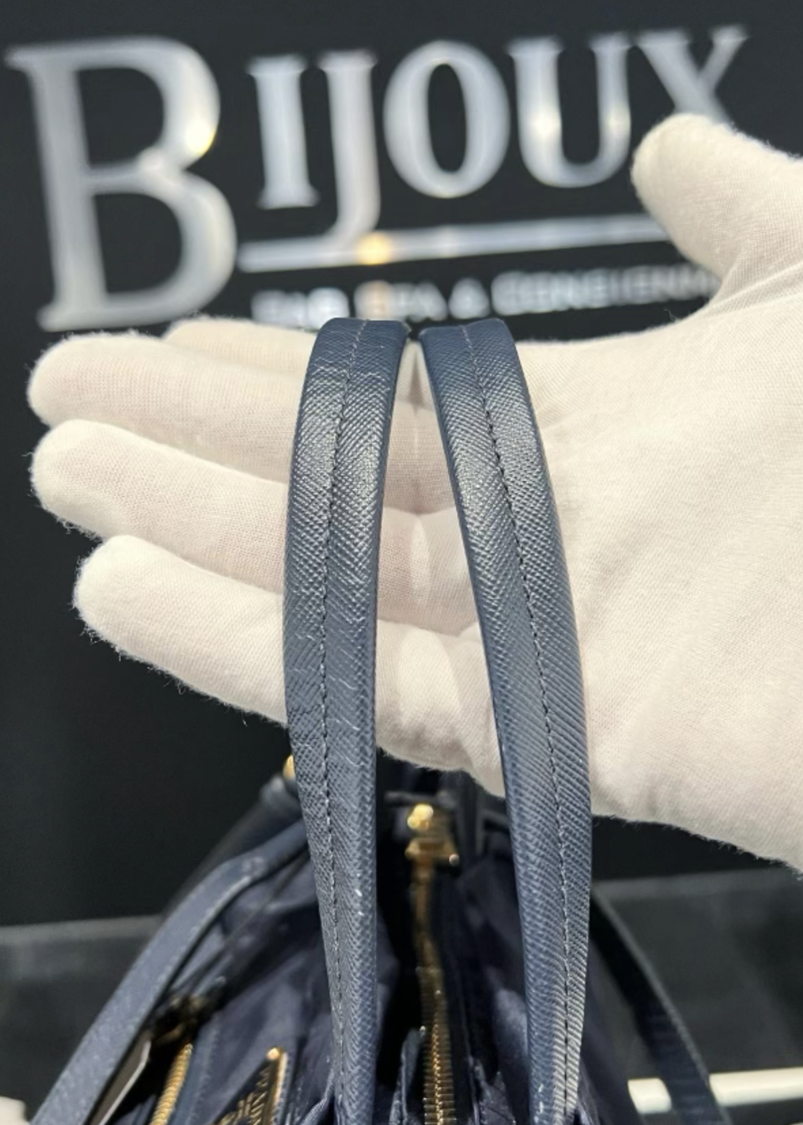 Prada SOLD - Prada Nylon Tessuto Saffiano Nylon Tote