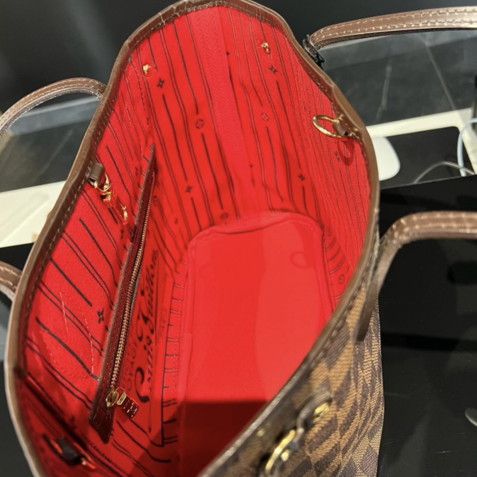 Louis Vuitton SOLD - Louis Vuitton Neverfull Damier Ebene