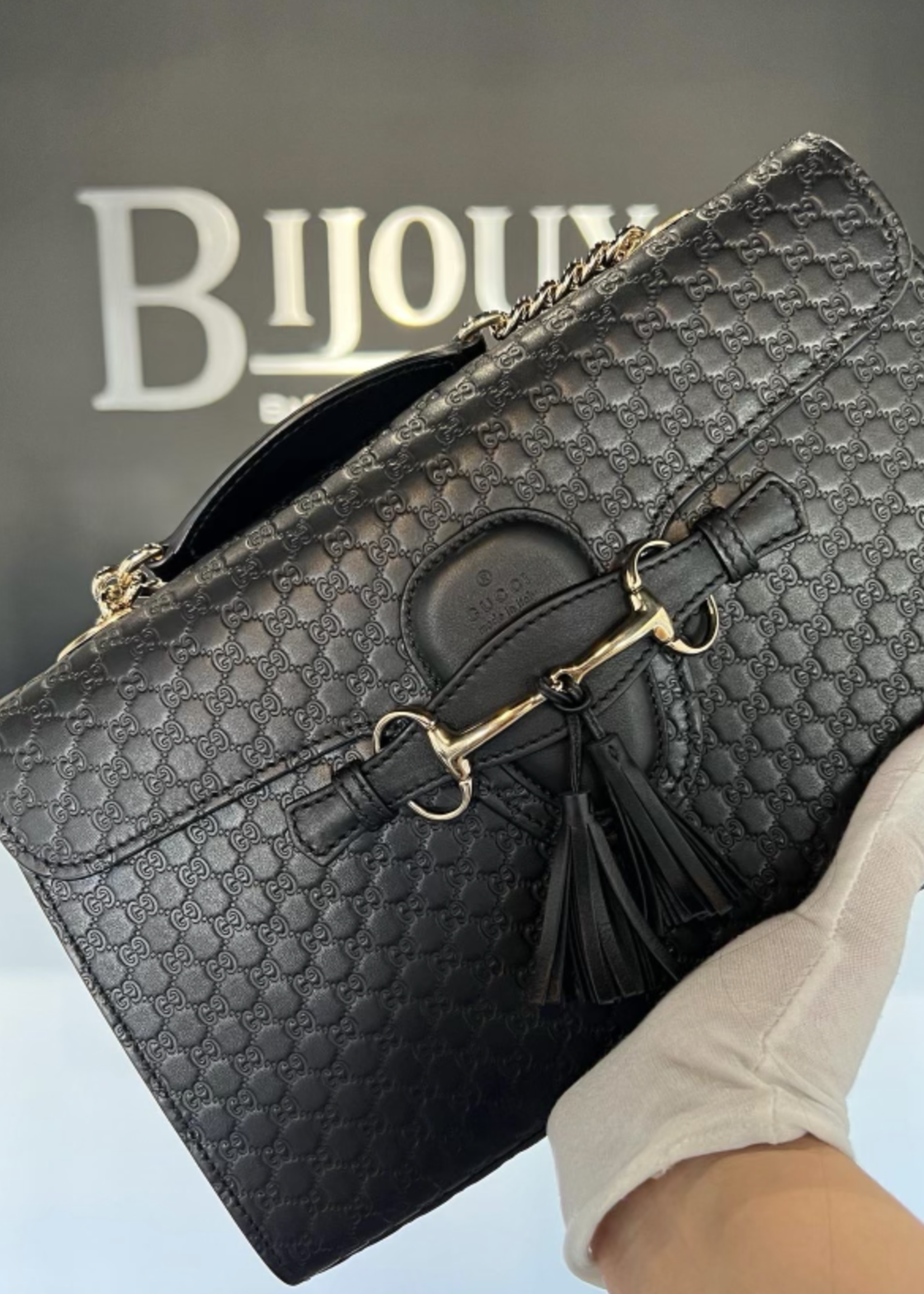 Gucci SOLD - Gucci Emily Guccissima Shoulder Bag