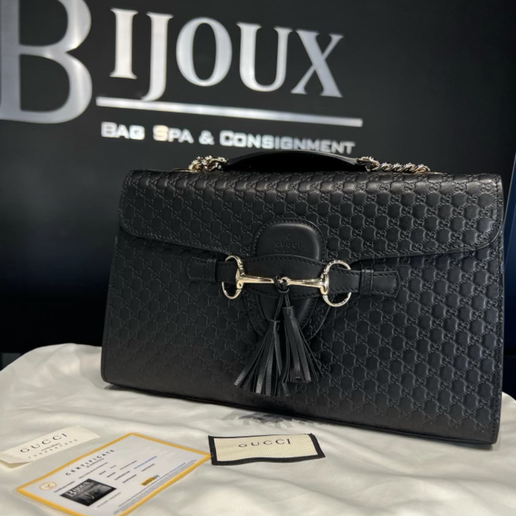 Gucci SOLD - Gucci Emily Guccissima Shoulder Bag