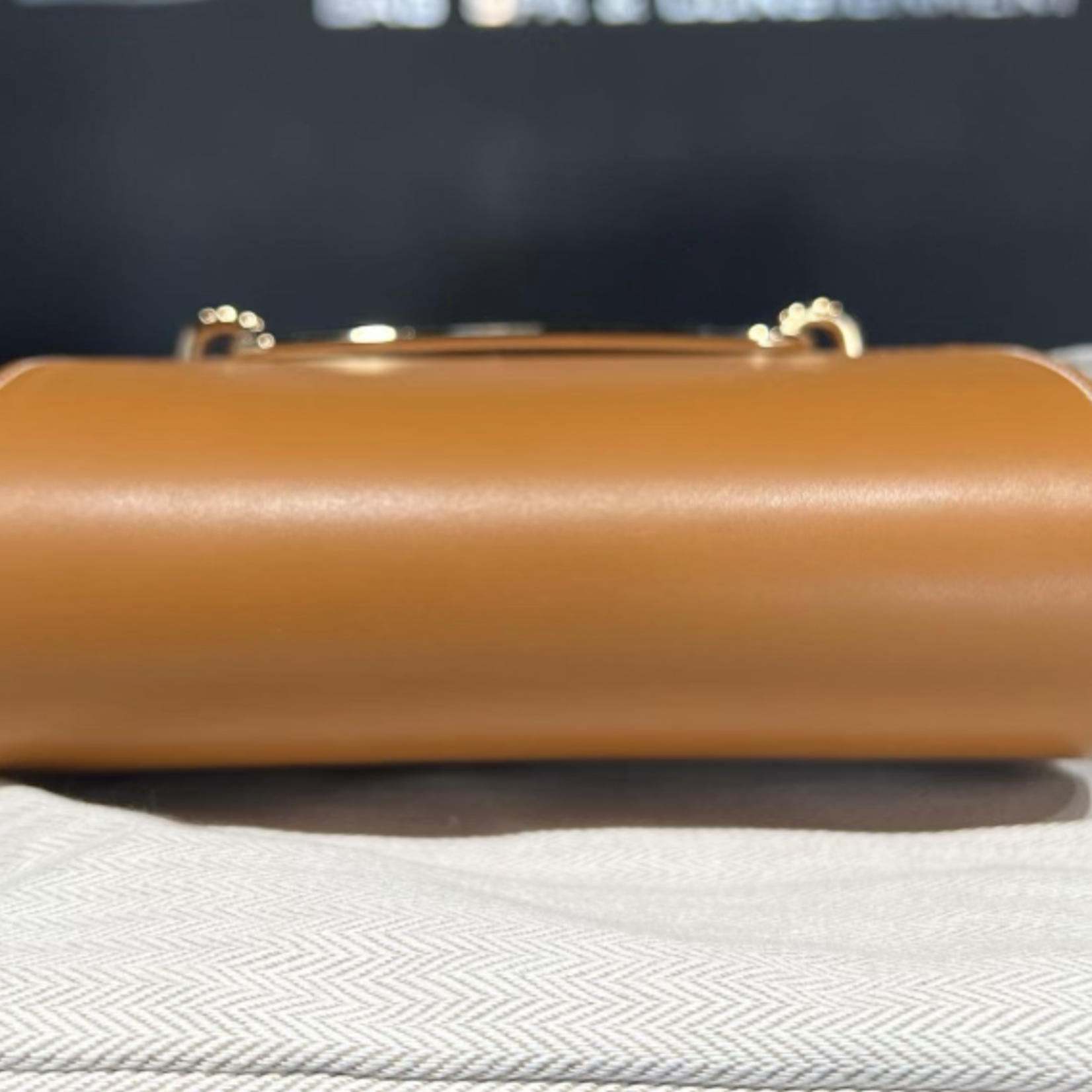 Hermes SOLD - Hermes Roulis Mini Gold In Swift Leather GHW