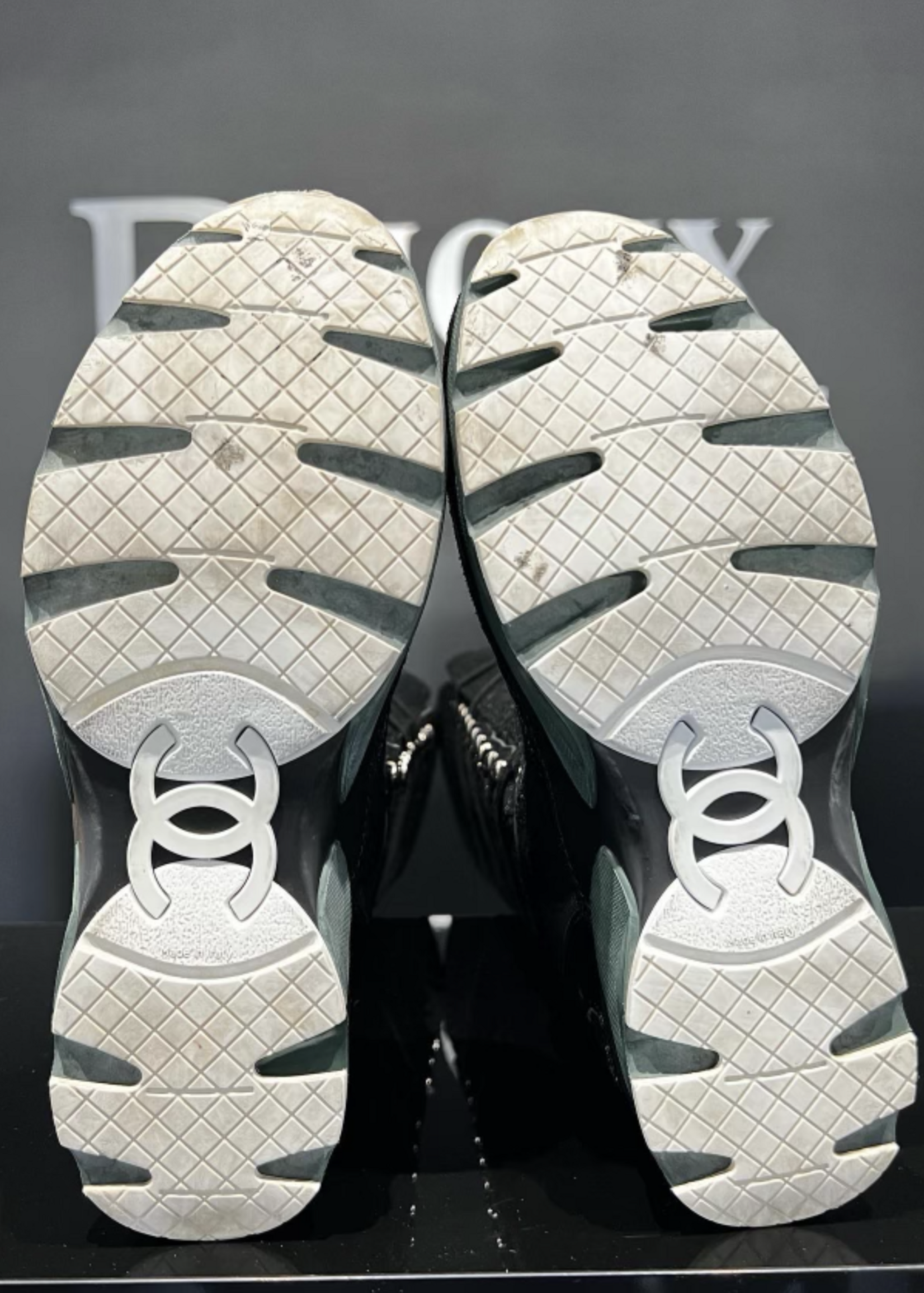 Chanel SOLD - Chanel Tweed Sneaker Boot