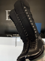 Chanel SOLD - Chanel Tweed Sneaker Boot