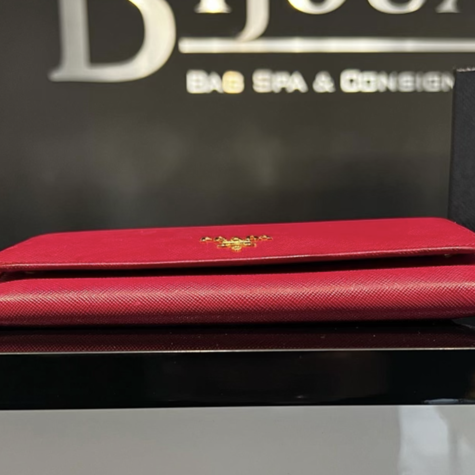 Prada SOLD - Prada Large Saffiano Leather Wallet