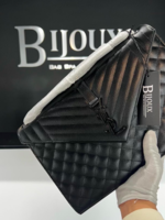 Saint Laurent SOLD - Saint Laurent Envelope Quilted Logo Plaque Shoulder Bag