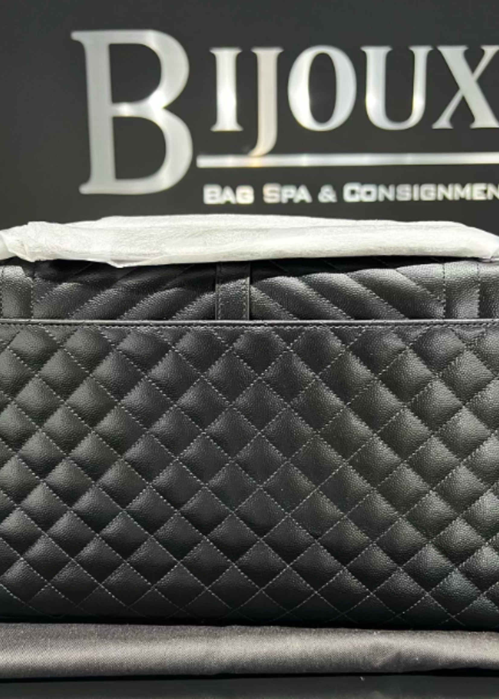 Saint Laurent SOLD - Saint Laurent Envelope Quilted Logo Plaque Shoulder Bag