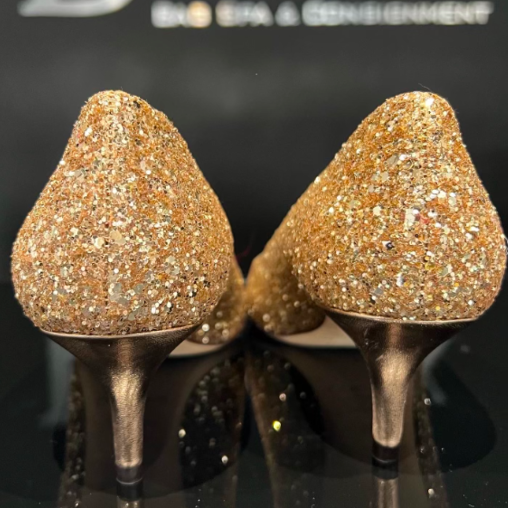 Jimmy Choo SOLD - Jimmy Choo Aza Heels - Gold