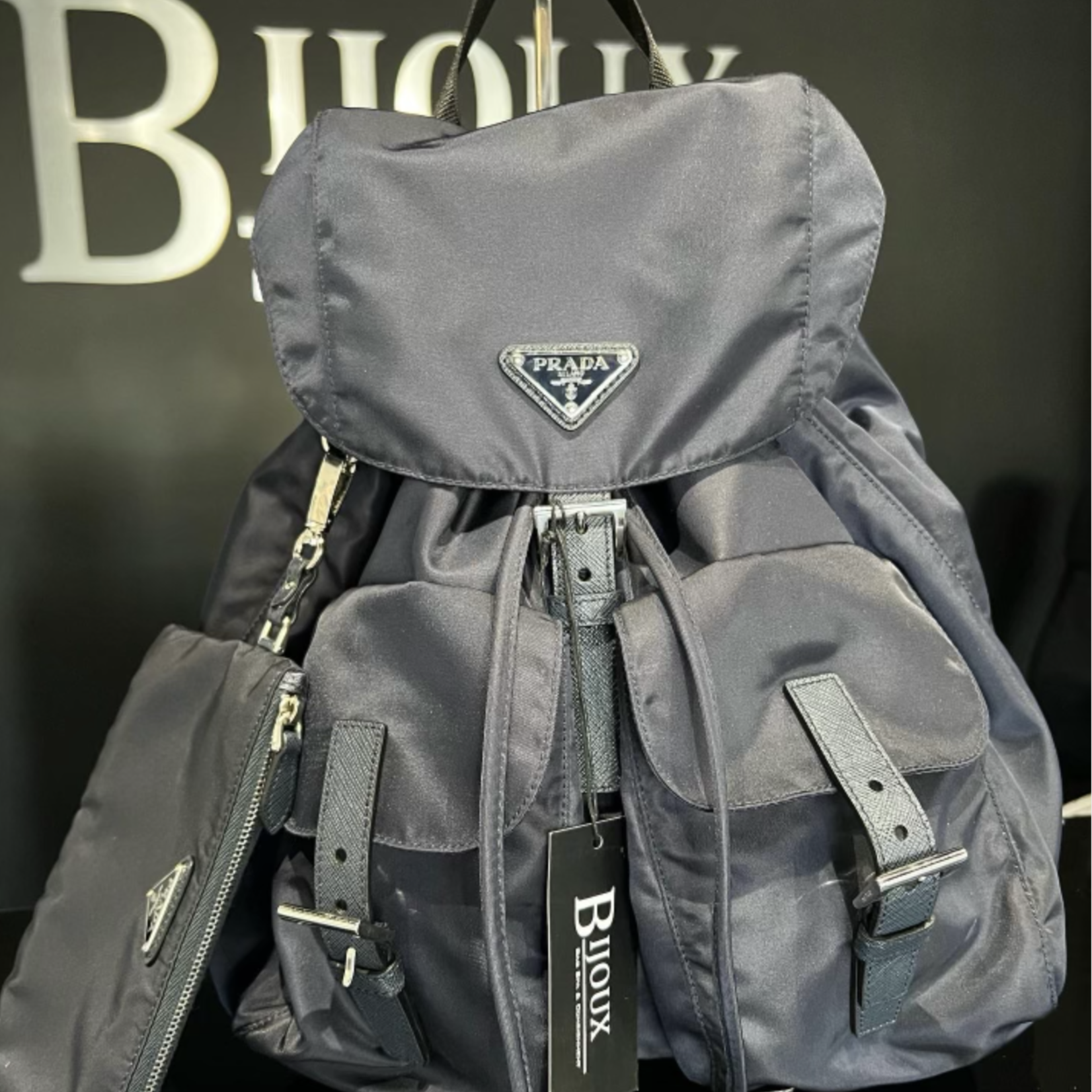 Prada SOLD - Prada Re-Nylon Backpack (Navy)