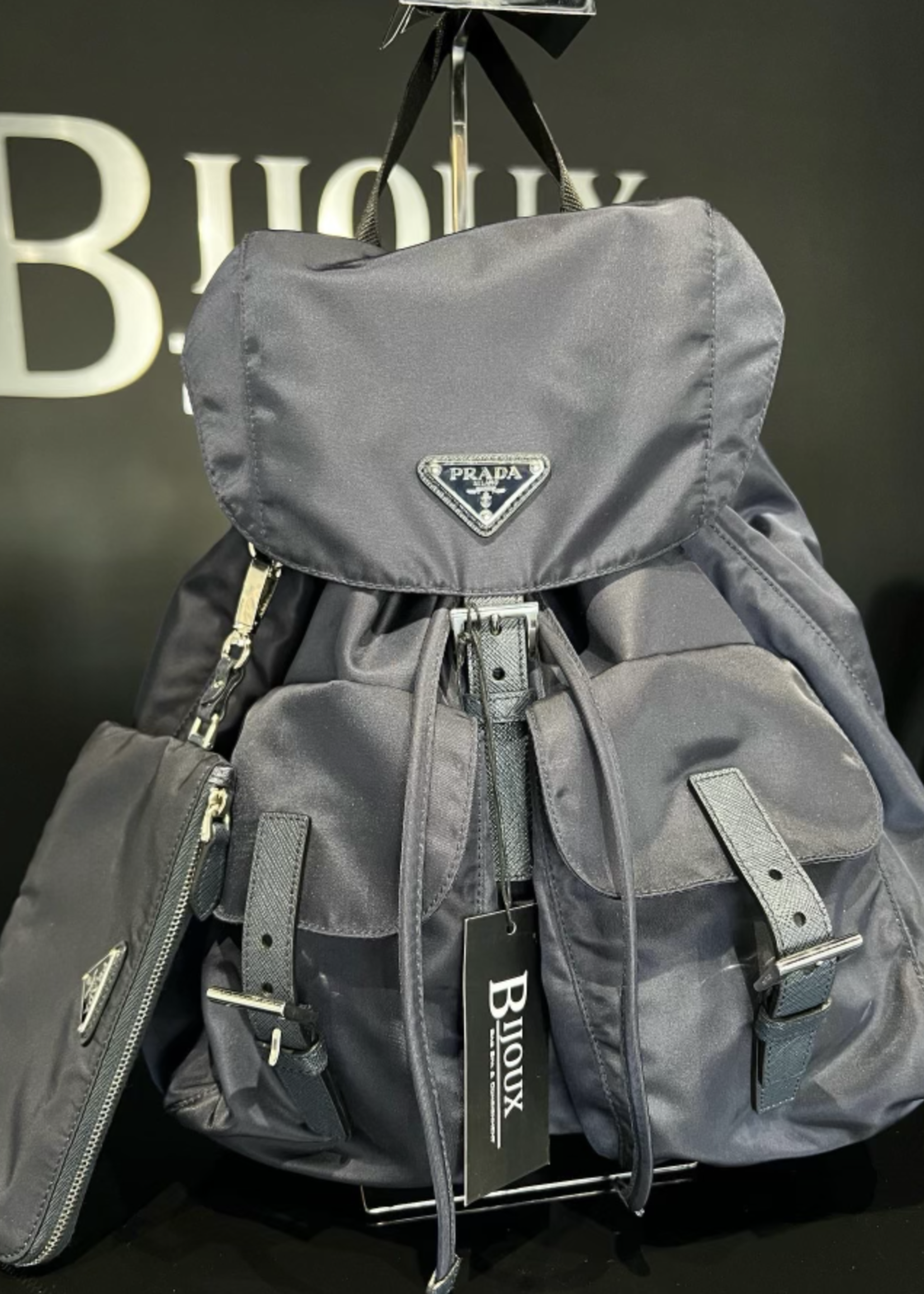 Prada SOLD - Prada Re-Nylon Backpack (Navy)