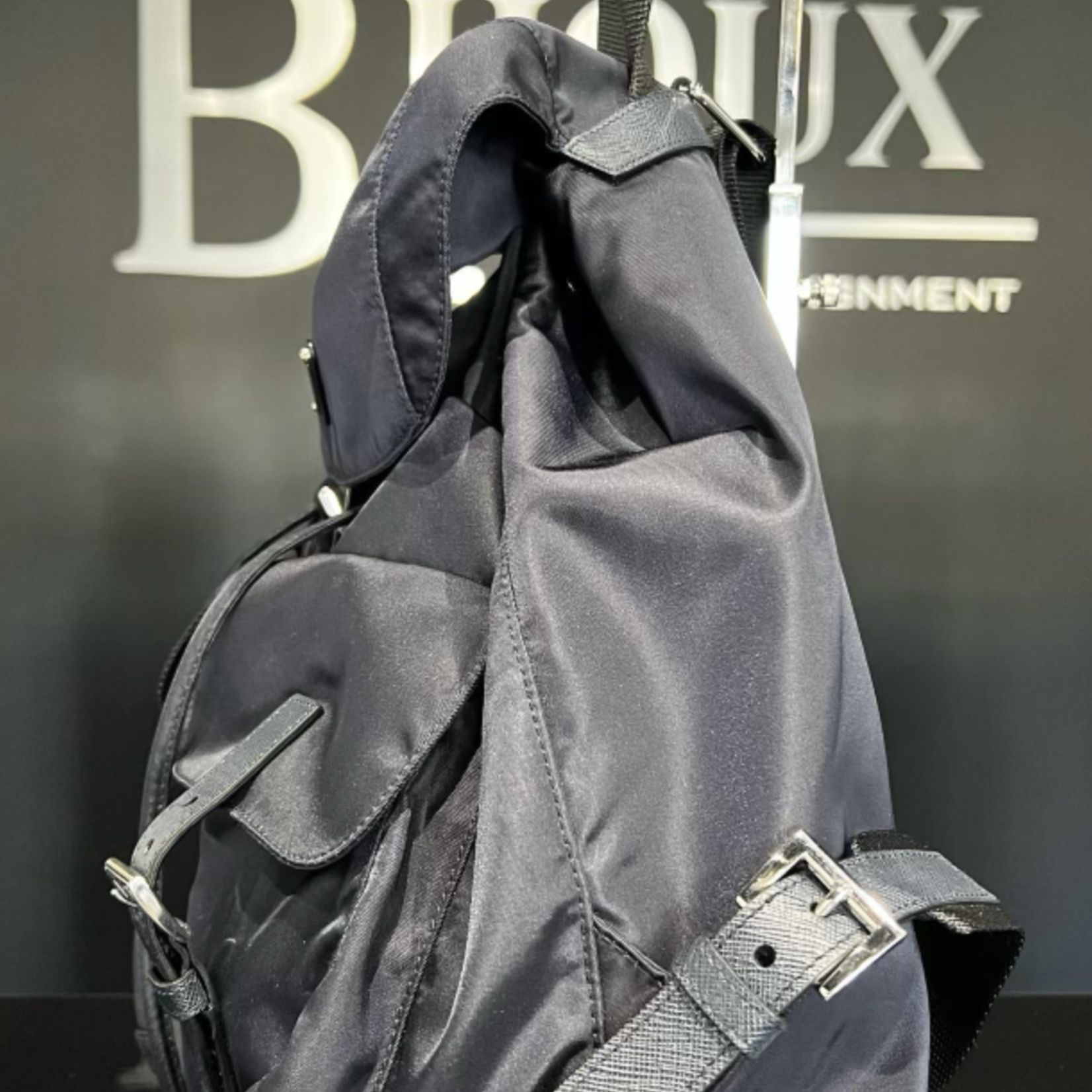 Prada SOLD - Prada Re-Nylon Backpack (Navy)