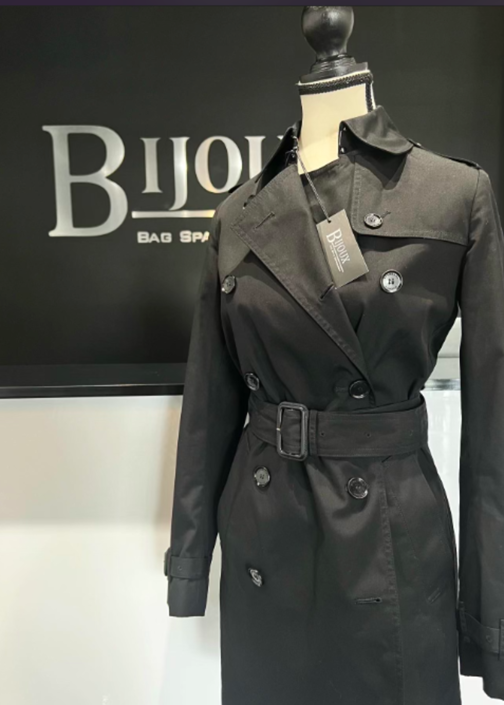 Burberry SOLD - Burberry Trench Coat (Black)