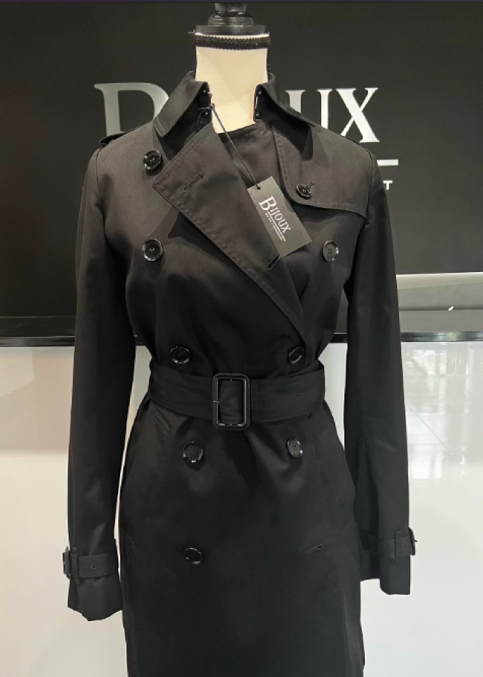 Burberry SOLD - Burberry Trench Coat (Black)