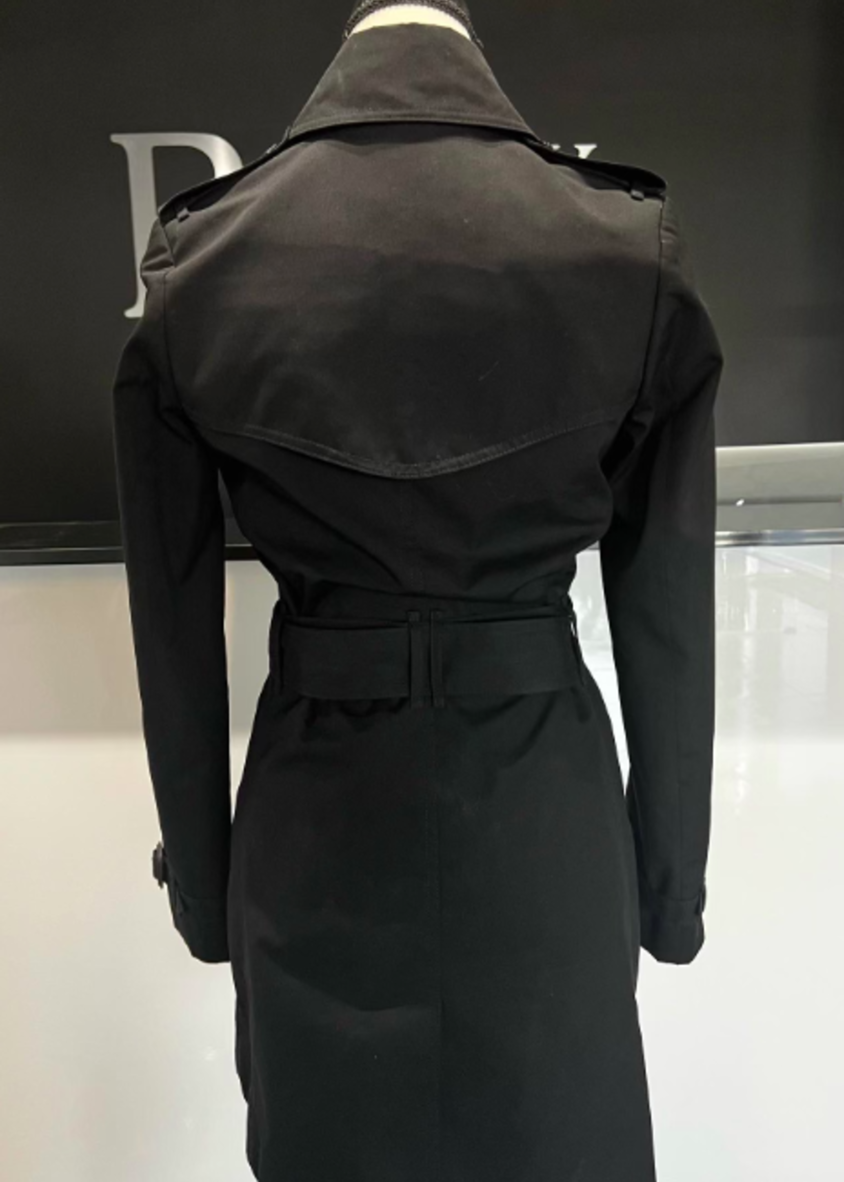 Burberry SOLD - Burberry Trench Coat (Black)