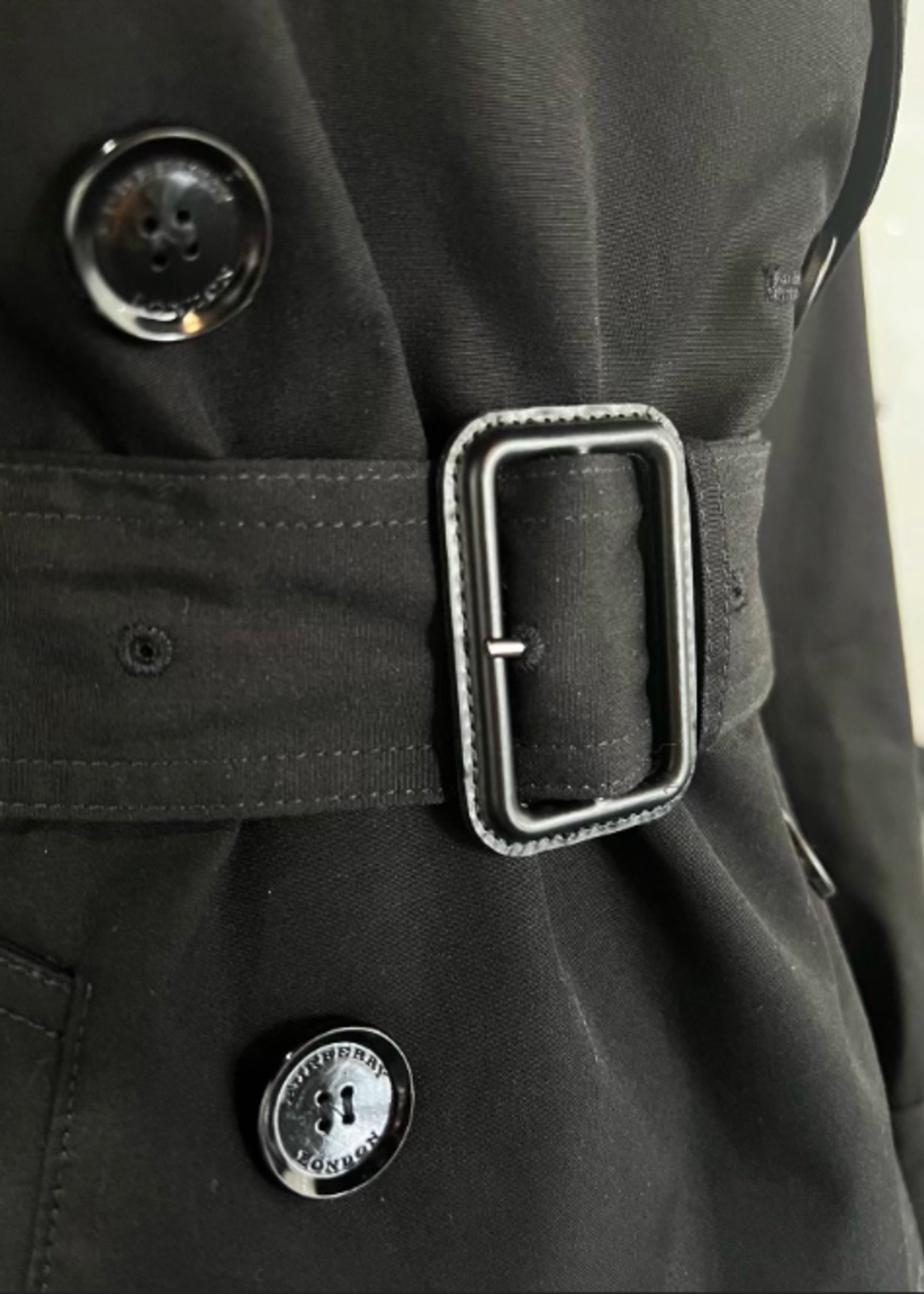 Burberry SOLD - Burberry Trench Coat (Black)