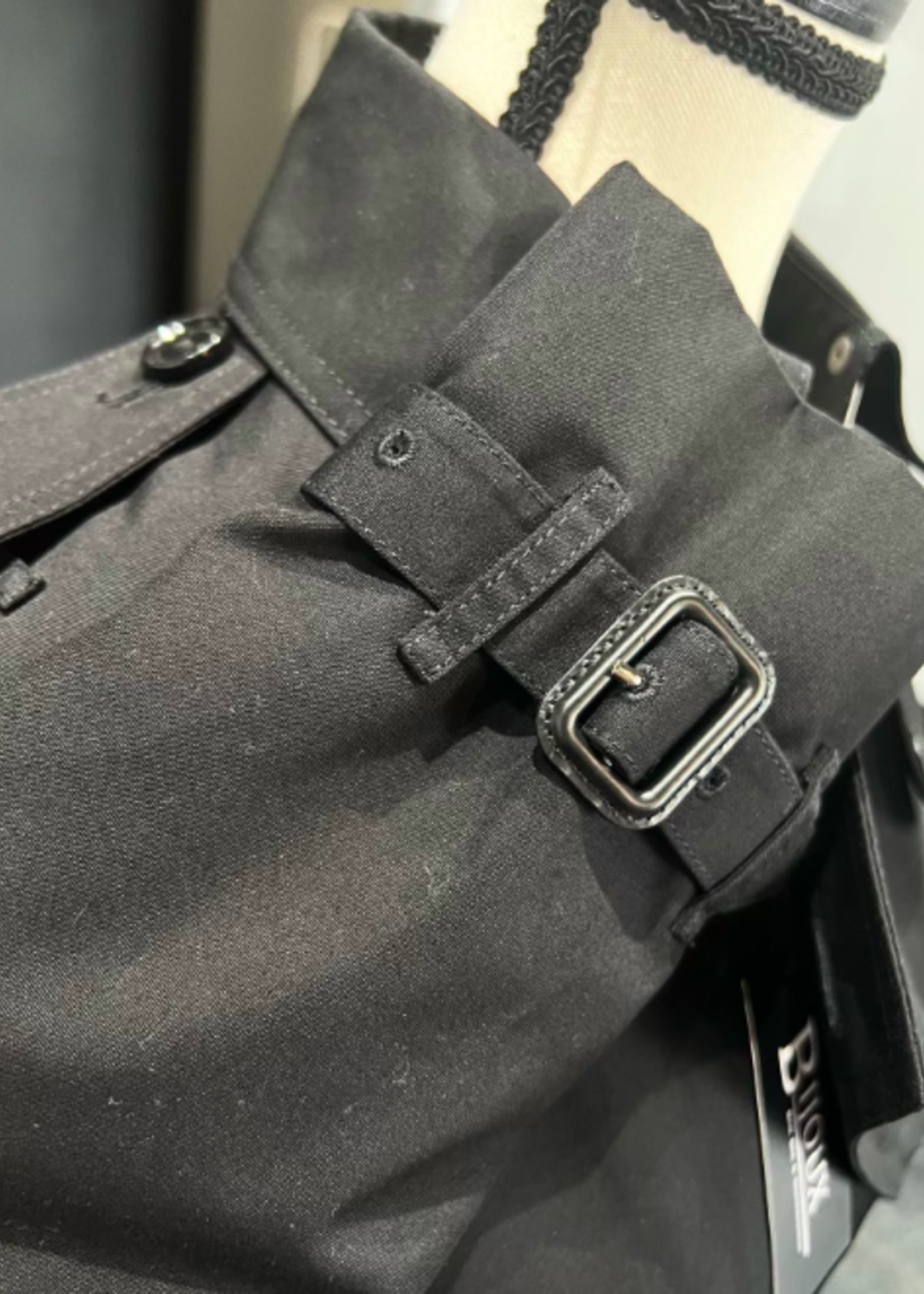 Burberry SOLD - Burberry Trench Coat (Black)