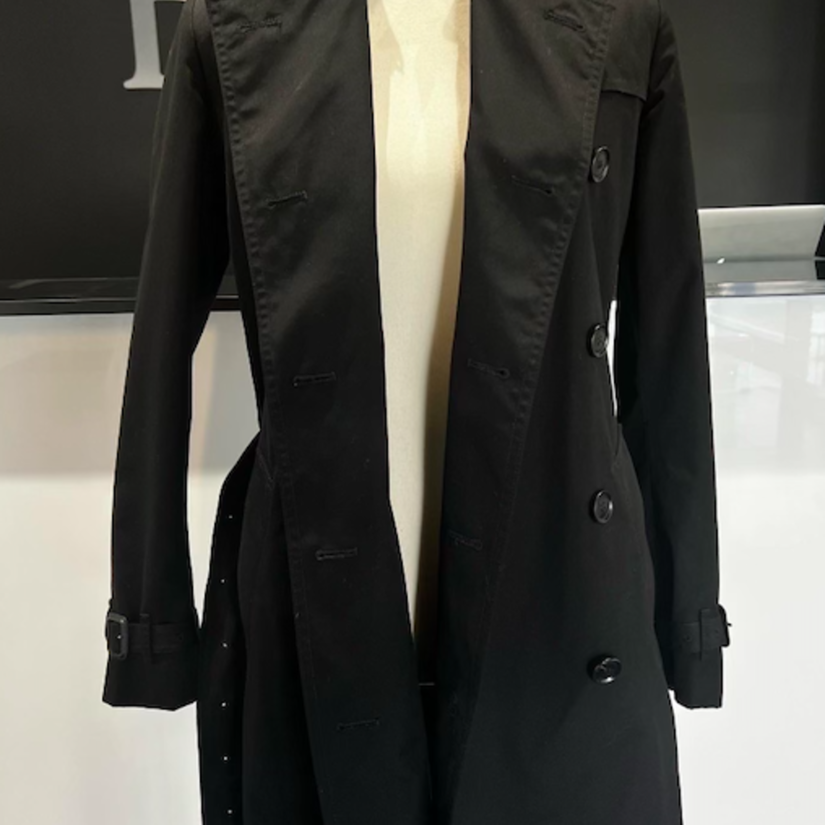 Burberry SOLD - Burberry Trench Coat (Black)