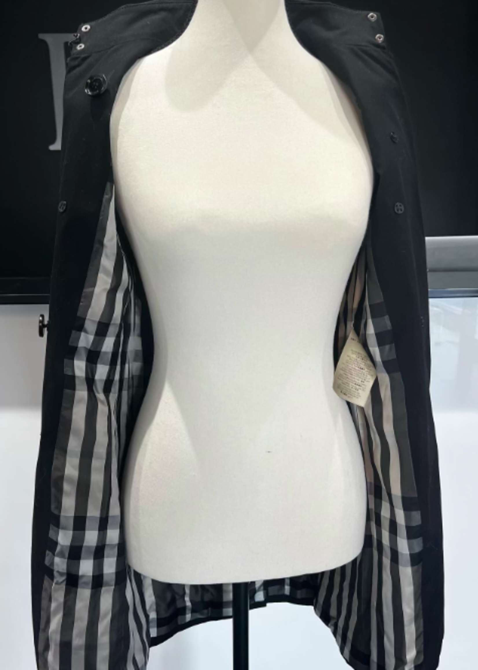 Burberry SOLD - Burberry Trench Coat (Black)