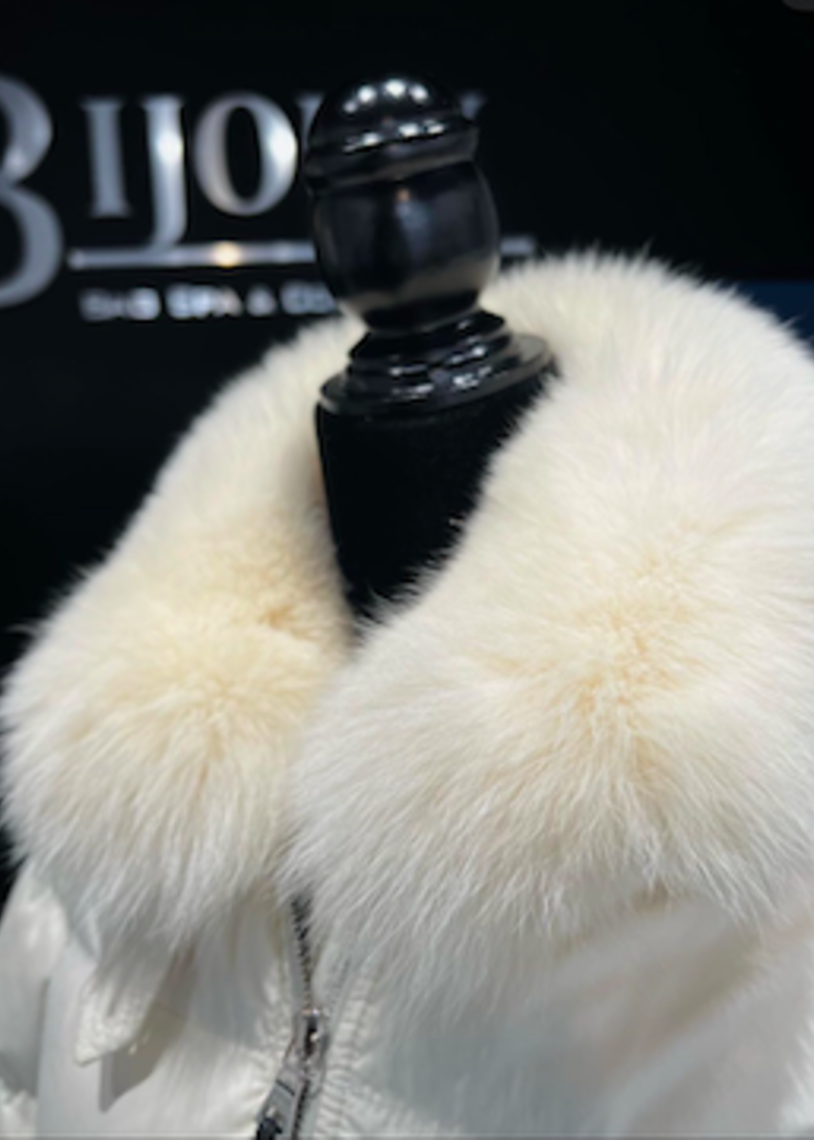 Prada Prada Milano Cream Down Quilted Coat