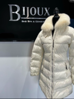 Prada Prada Milano Cream Down Quilted Coat