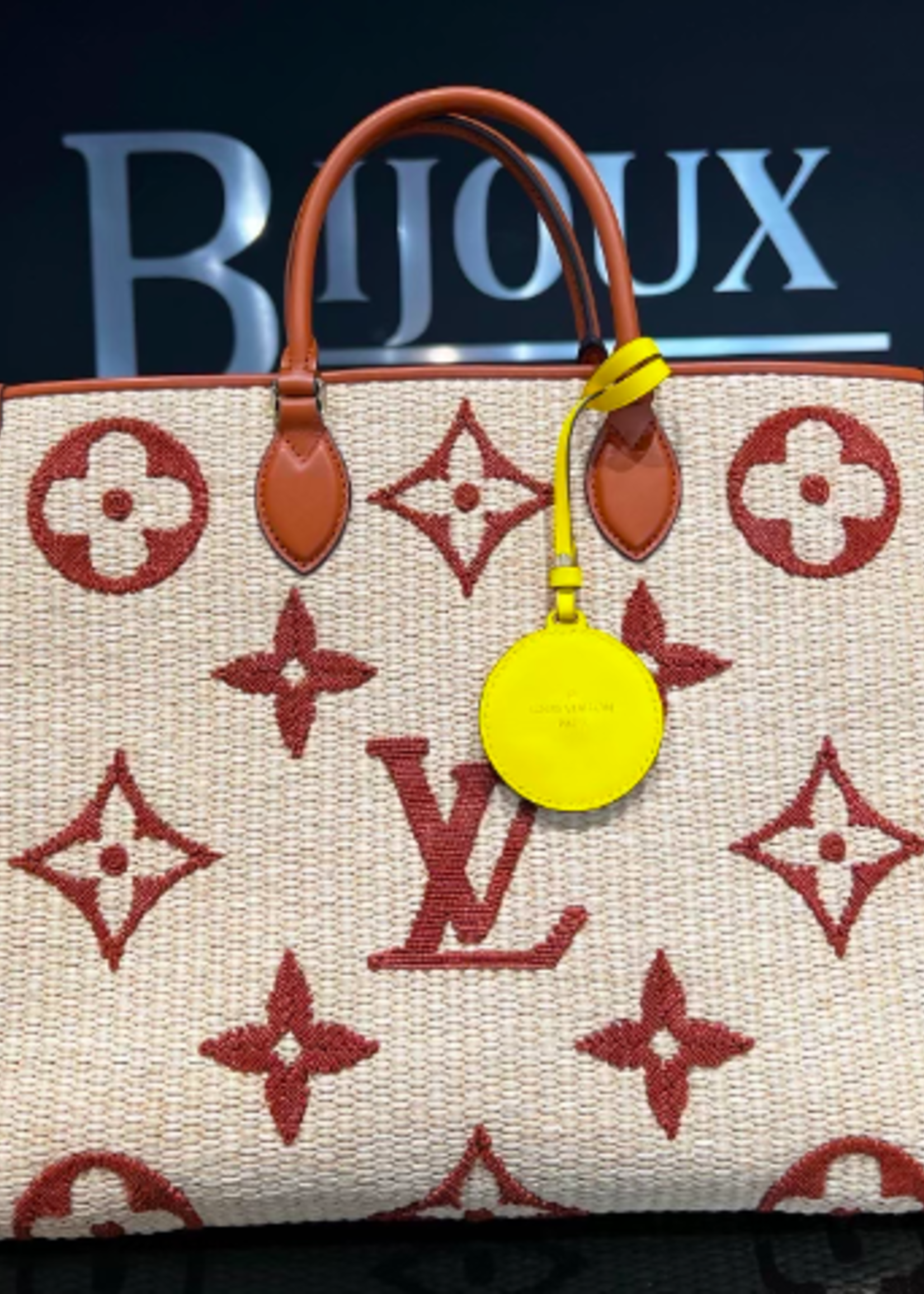 Louis Vuitton SOLD - Louis Vuitton On the Go Raffia Tote