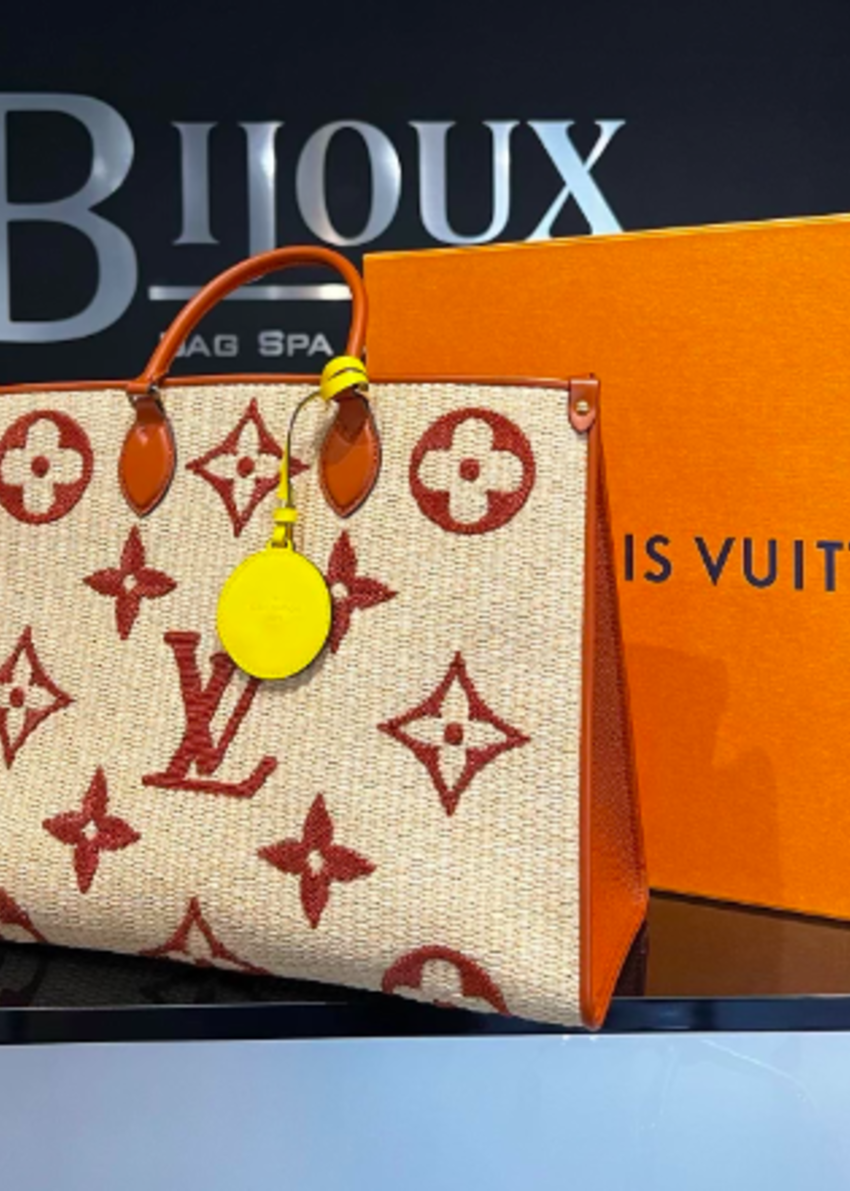 Louis Vuitton SOLD - Louis Vuitton On the Go Raffia Tote