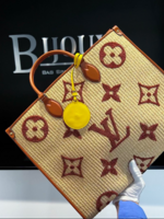 Louis Vuitton SOLD - Louis Vuitton On the Go Raffia Tote