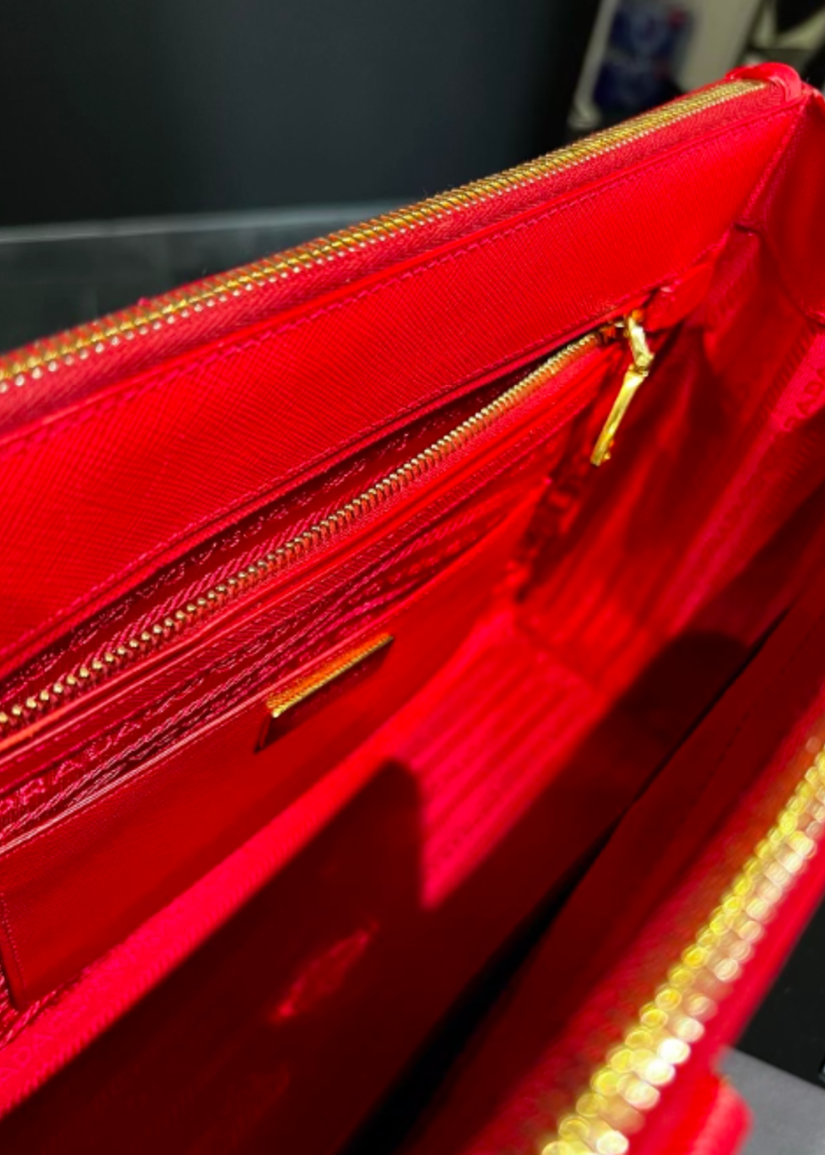 Prada SOLD - Prada Galleria Large Fuoco