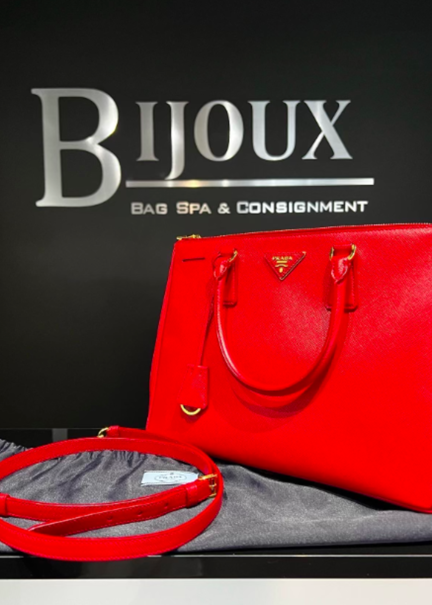 Prada SOLD - Prada Galleria Large Fuoco