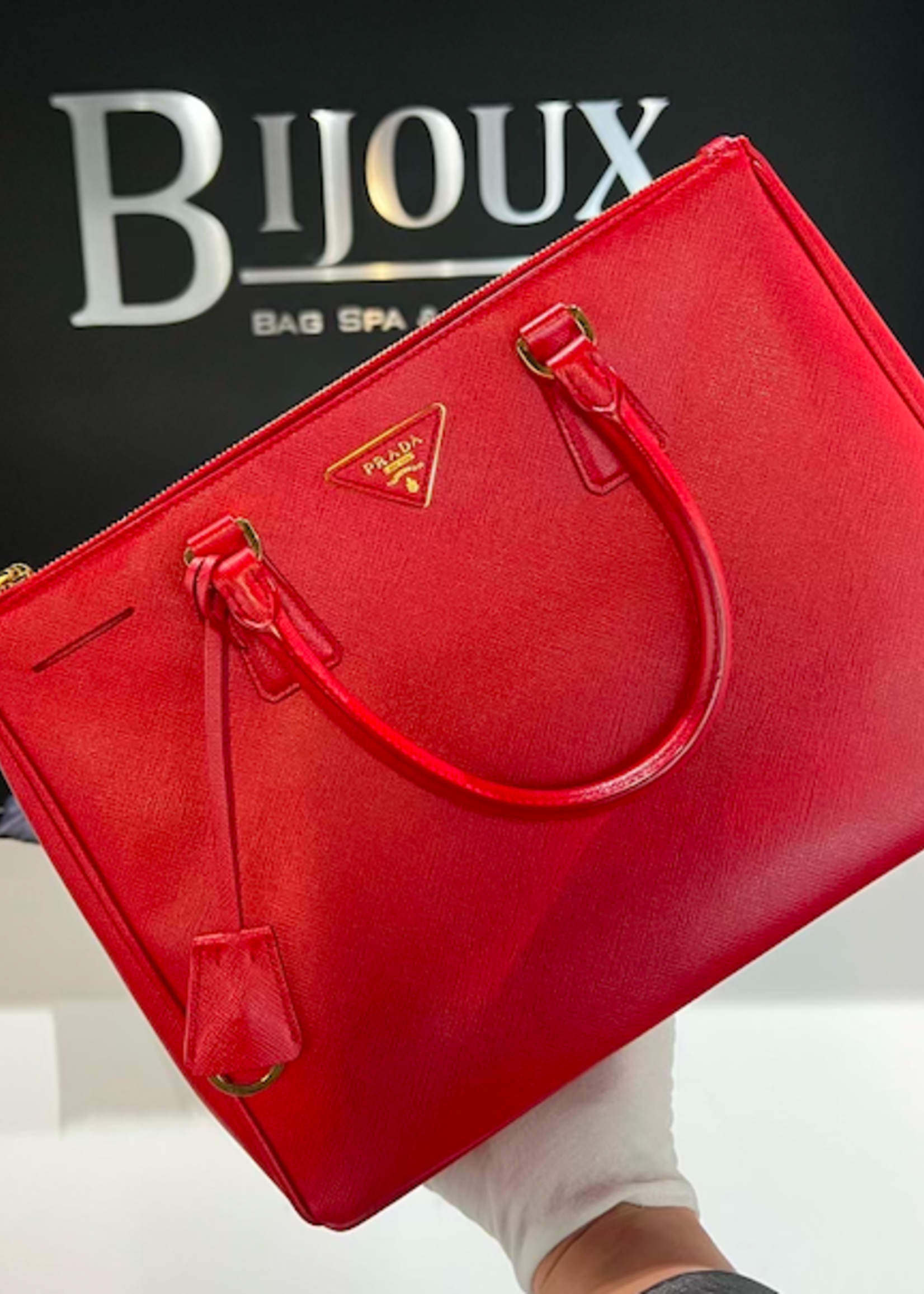 Prada SOLD - Prada Galleria Large Fuoco