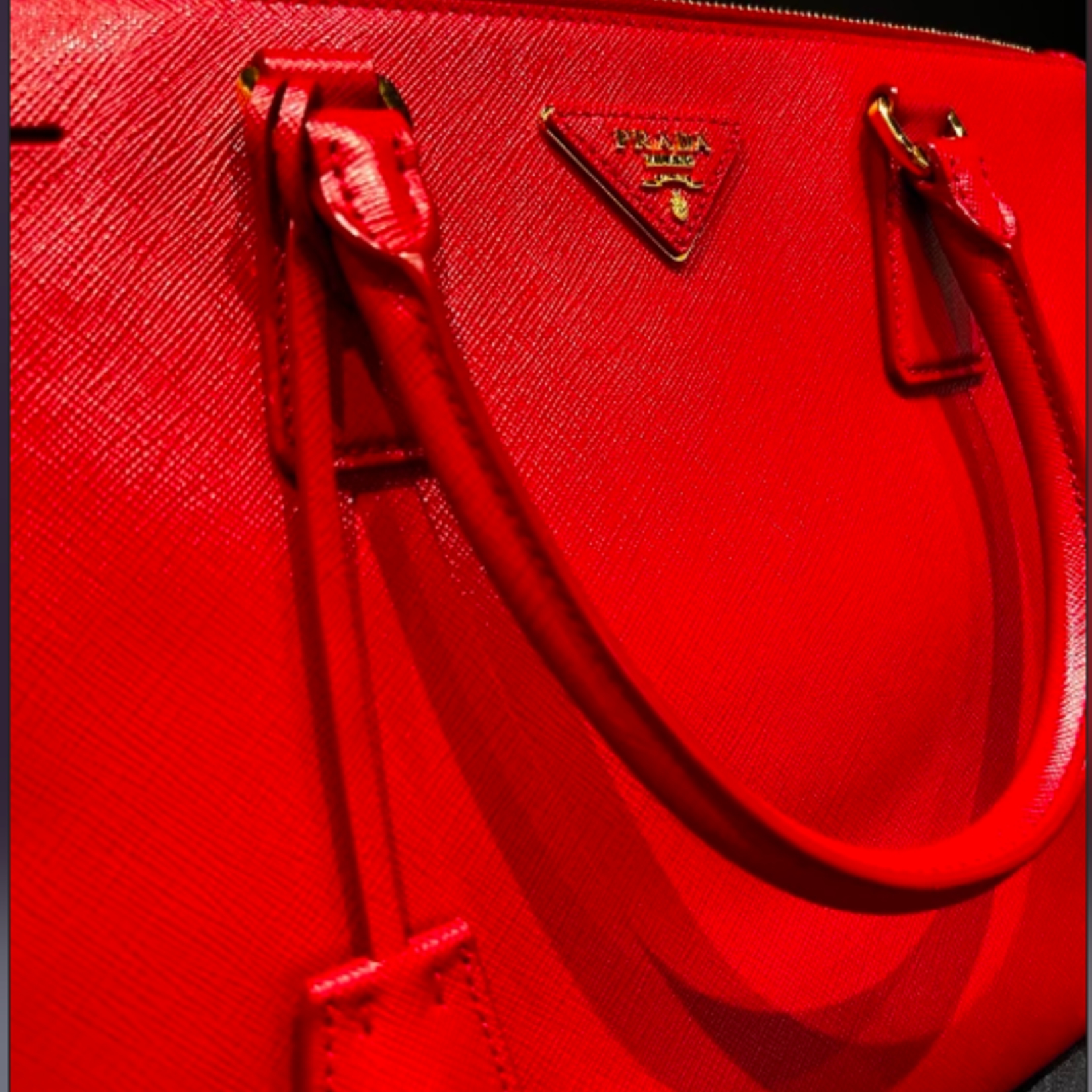 Prada SOLD - Prada Galleria Large Fuoco