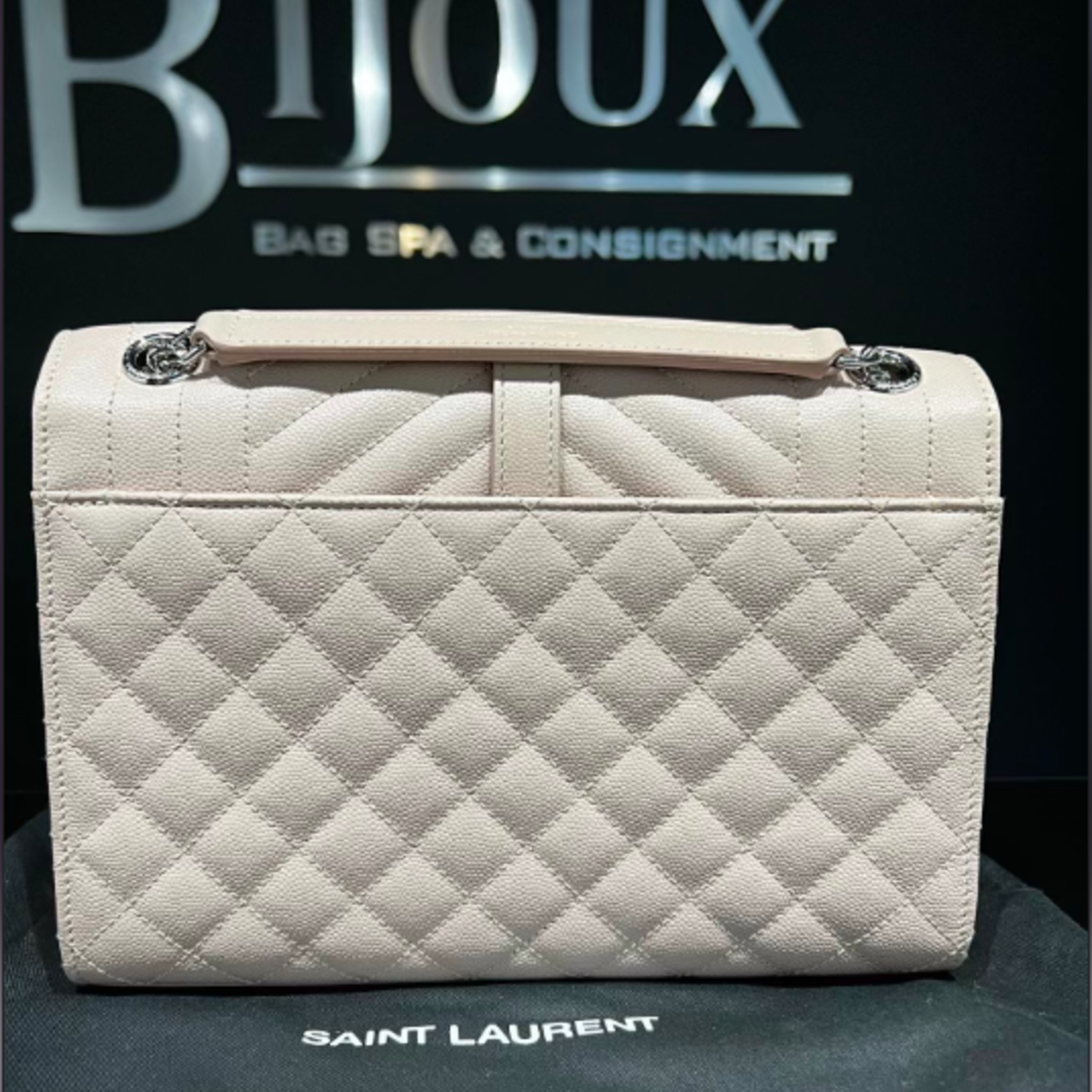 Saint Laurent SOLD - Saint Laurent Medium Envelope Pale Pink